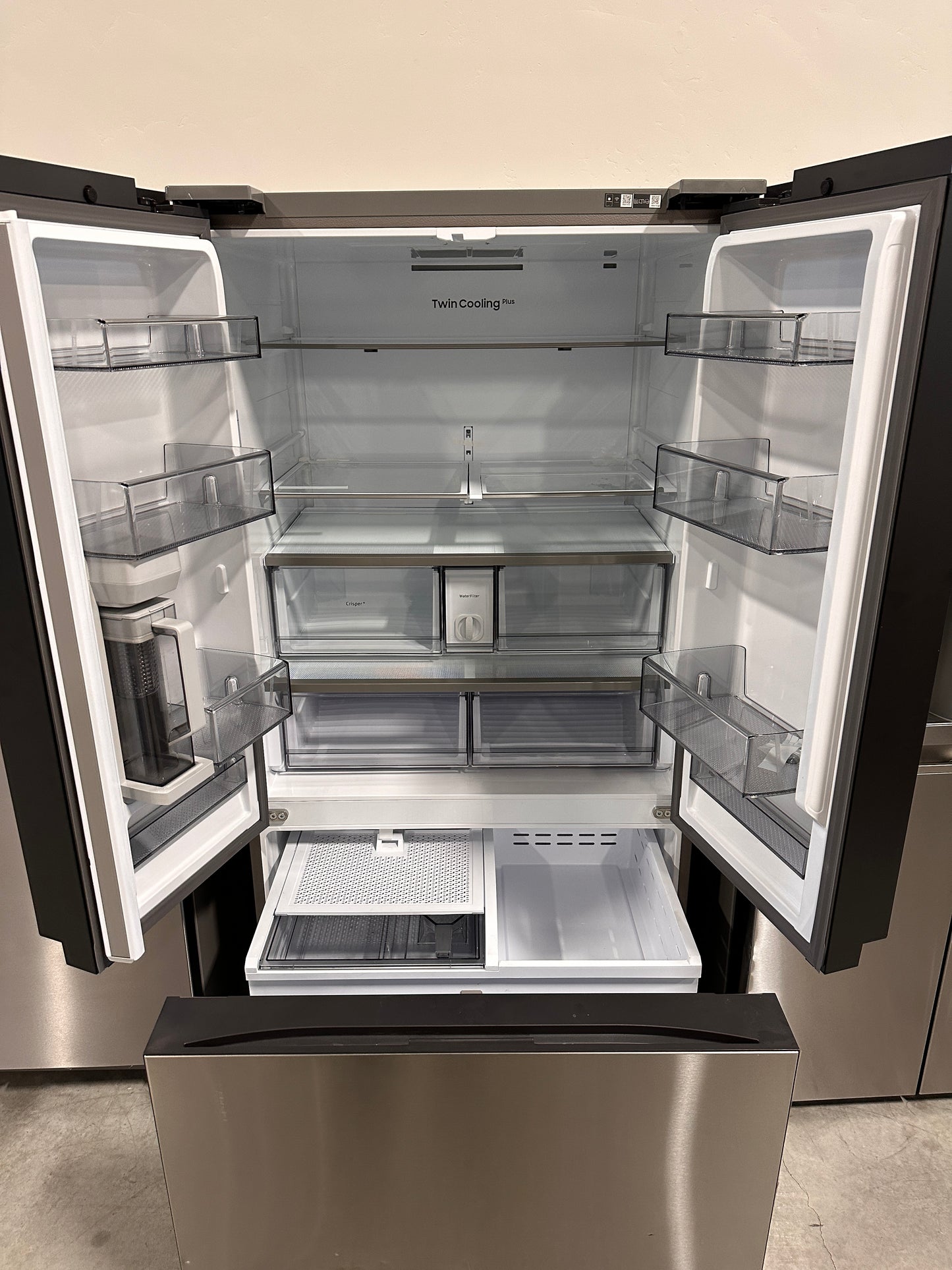 GREAT NEW SAMSUNG BESPOKE FRENCH DOOR REFRIGERATOR - REF12777 RF30BB6200QL
