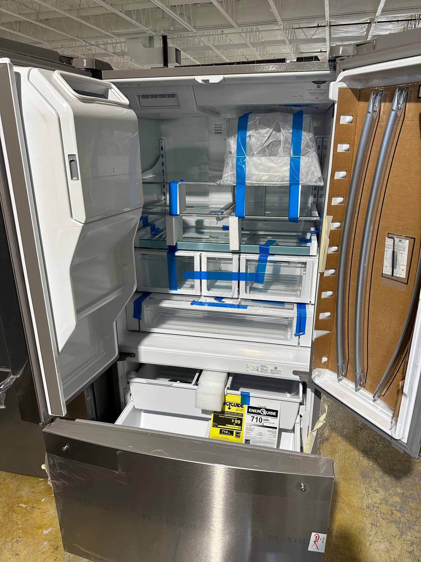 Whirlpool - 26.8 Cu. Ft. French Door Refrigerator - MODEL: WRF767SDHZ REF12308S