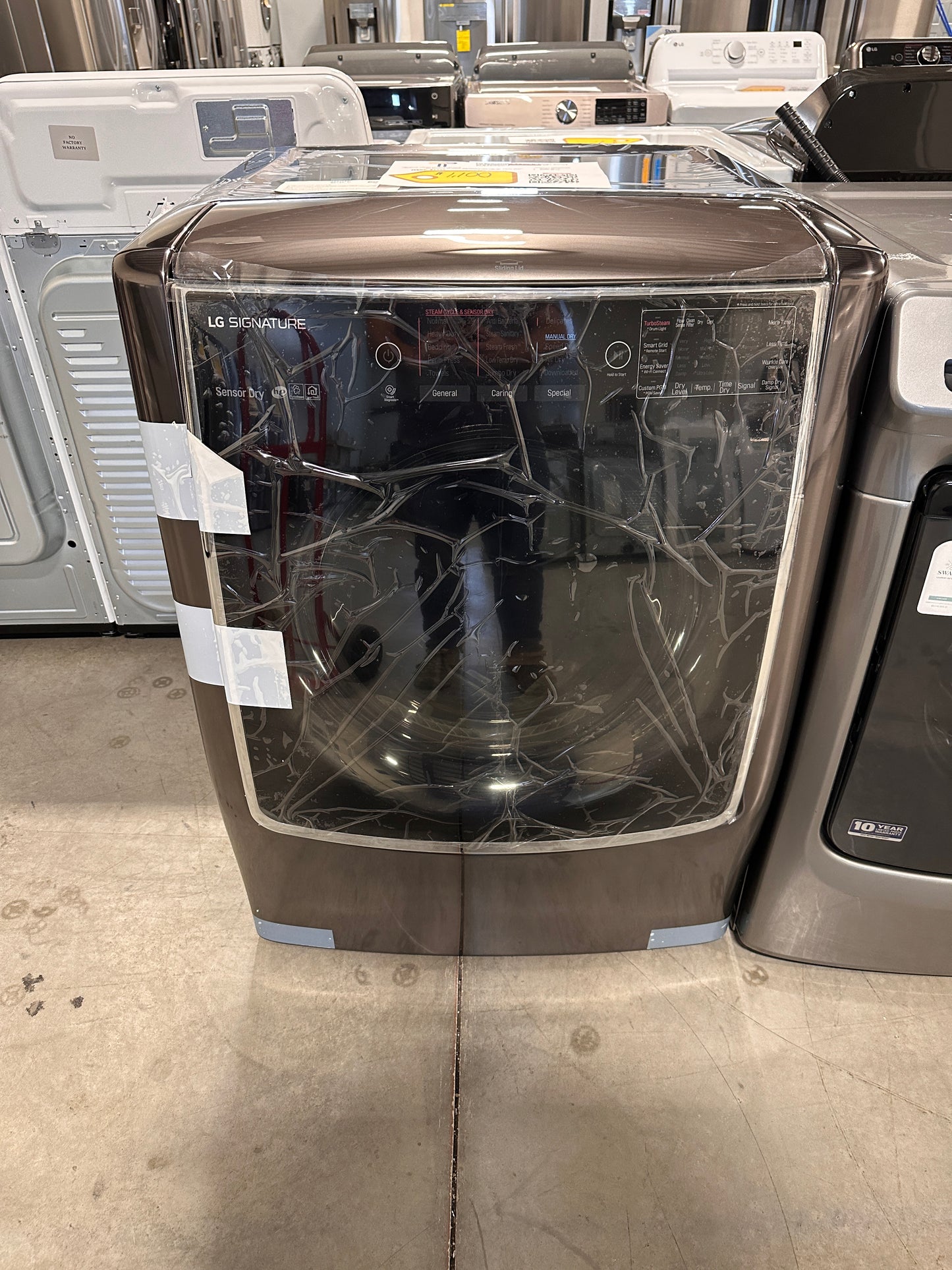 9 CU FT LG SIGNATURE ELECTRIC DRYER - DRY12332 Model:DLEX9500K