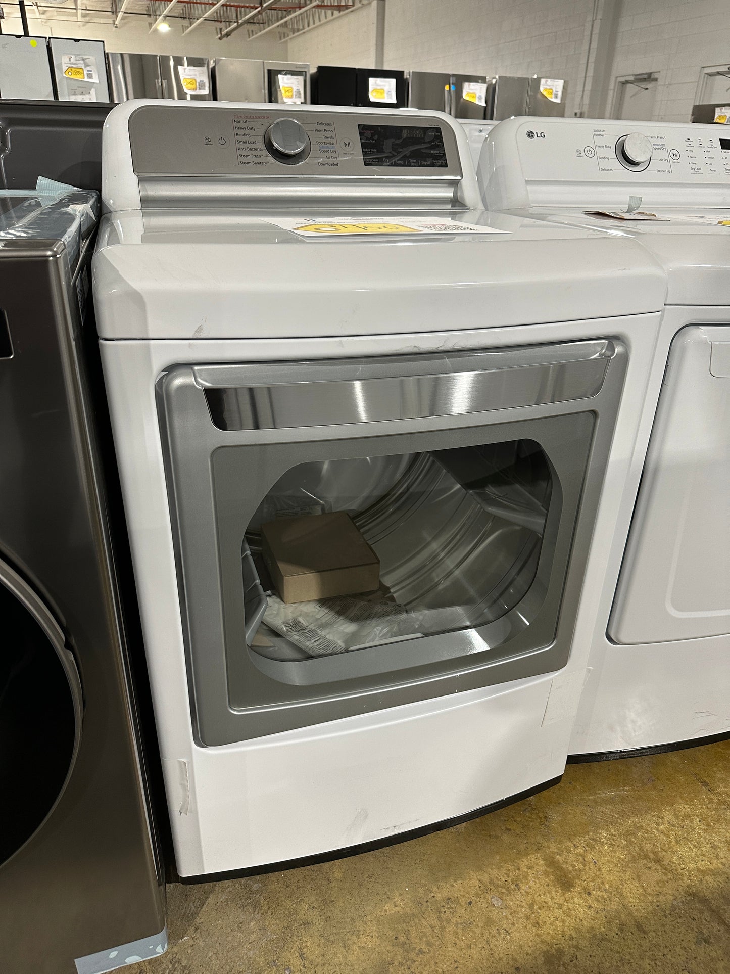 NEW LG SMART ELECTRIC DRYER WITH EASYLOAD DOOR MODEL: DLEX7900WE DRY11916S