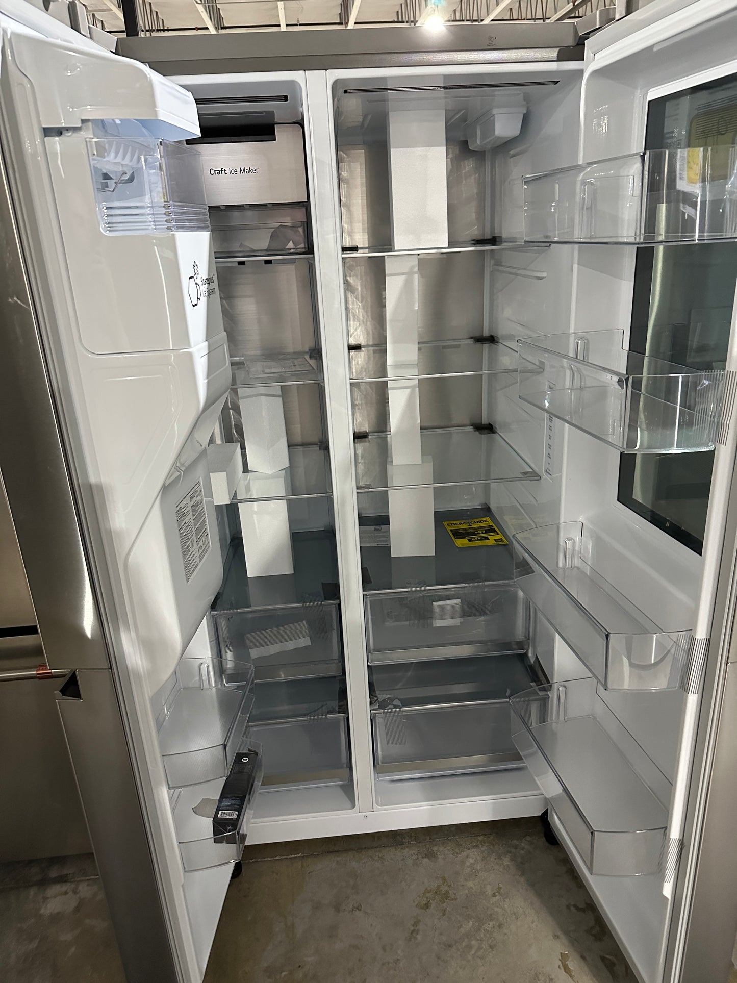 GREAT NEW LG SIDE BY SIDE SMART REFRIGERATOR MODEL: LRSOS2706S REF12314S