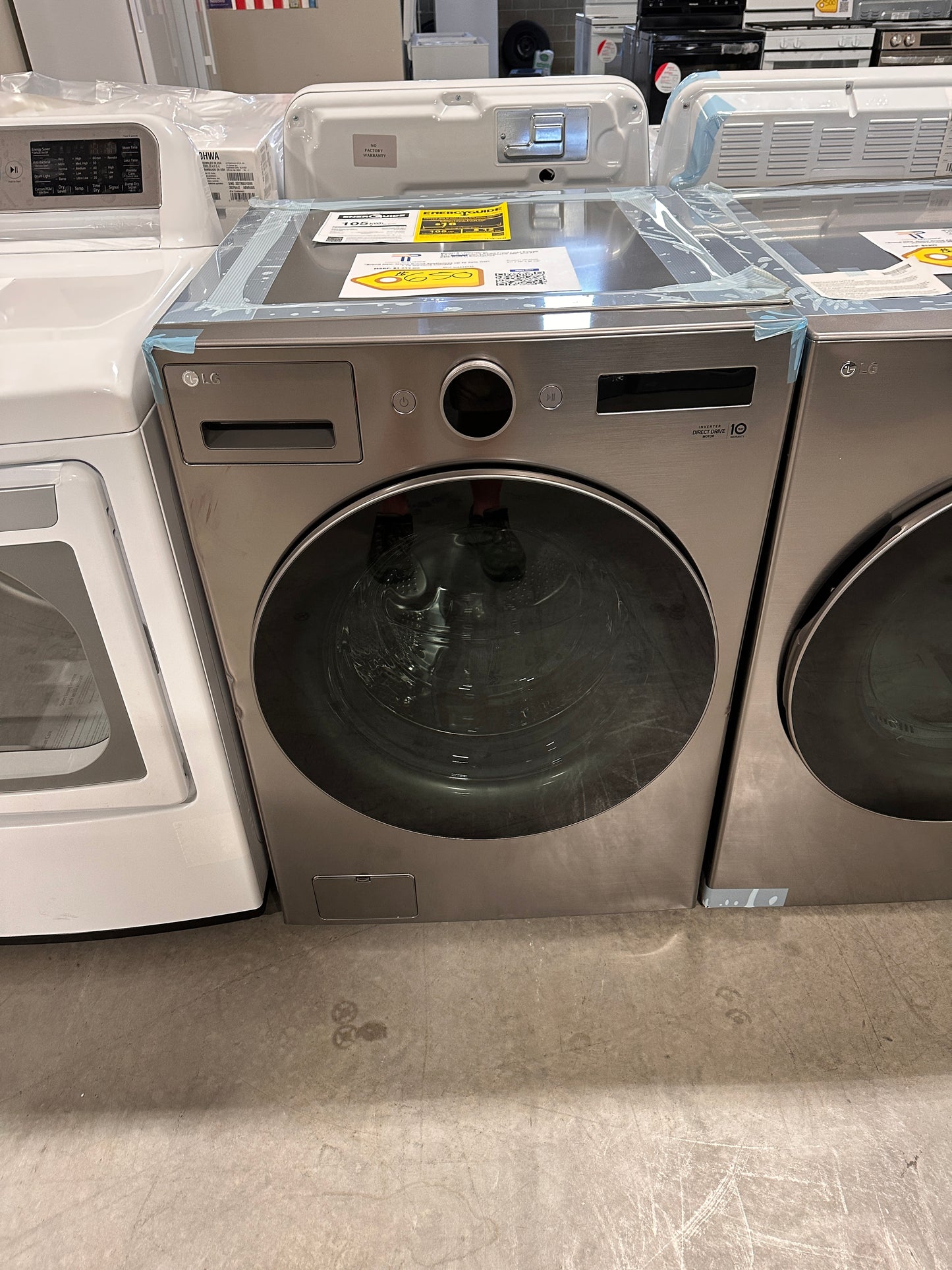 HIGH EFFICIENCY SMART FRONT LOAD WASHER Model:WM5500HVA WAS13041