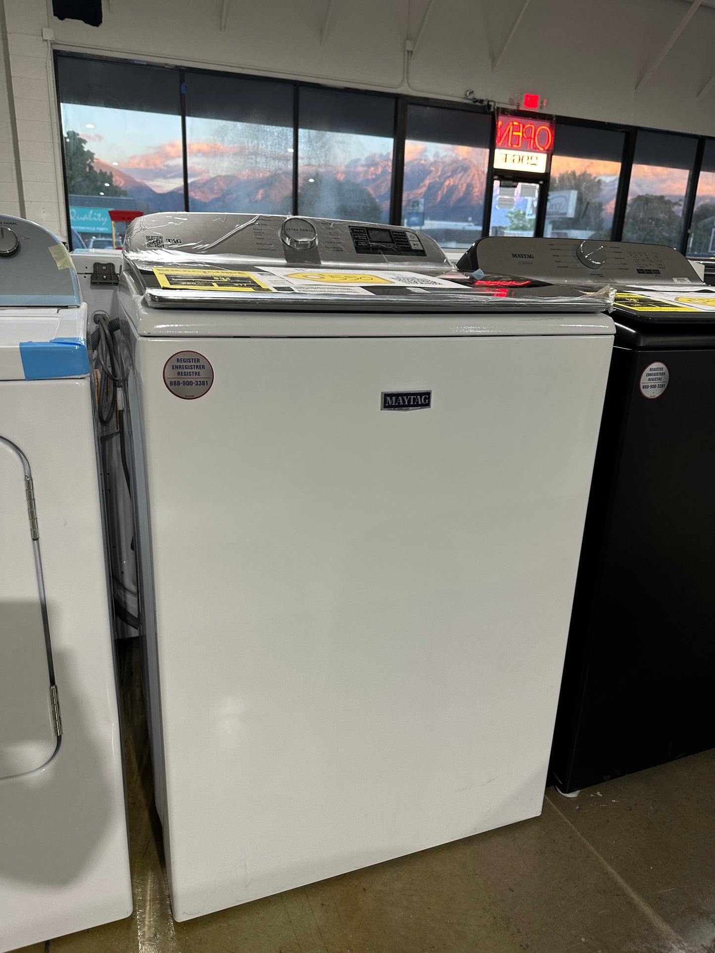 High Efficiency Smart Top Load Washer with Extra Power Button - MODEL: MVW7230HW WAS12009S