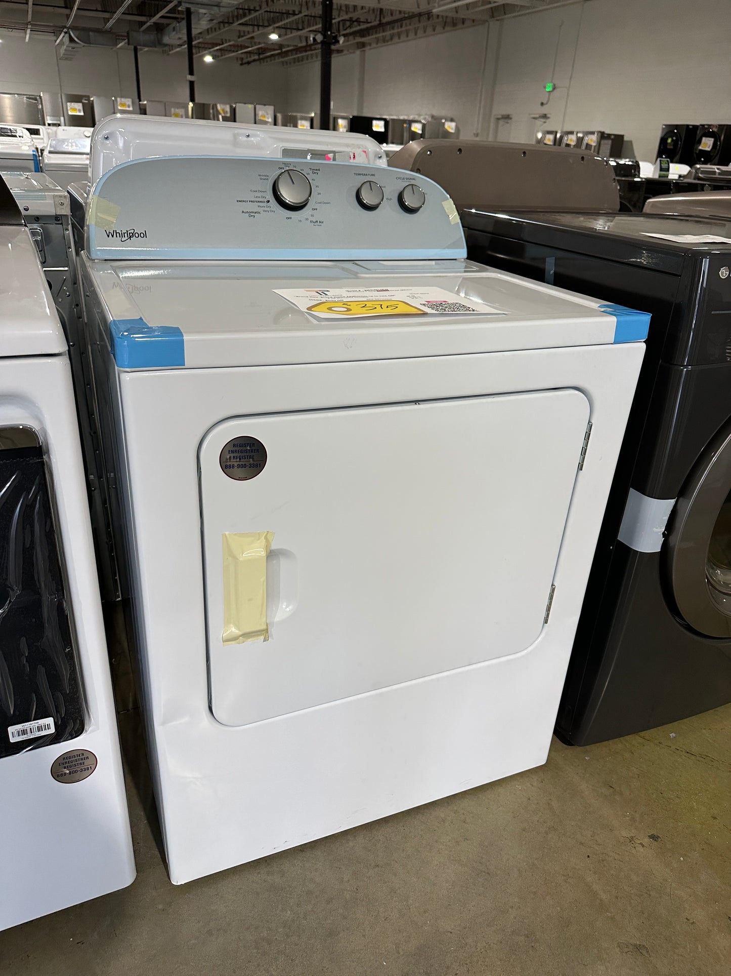 LG - 7.3 Cu. Ft. Smart Electric Dryer with EasyLoad Door - White MODEL: DLEX7900WE DRY11943S