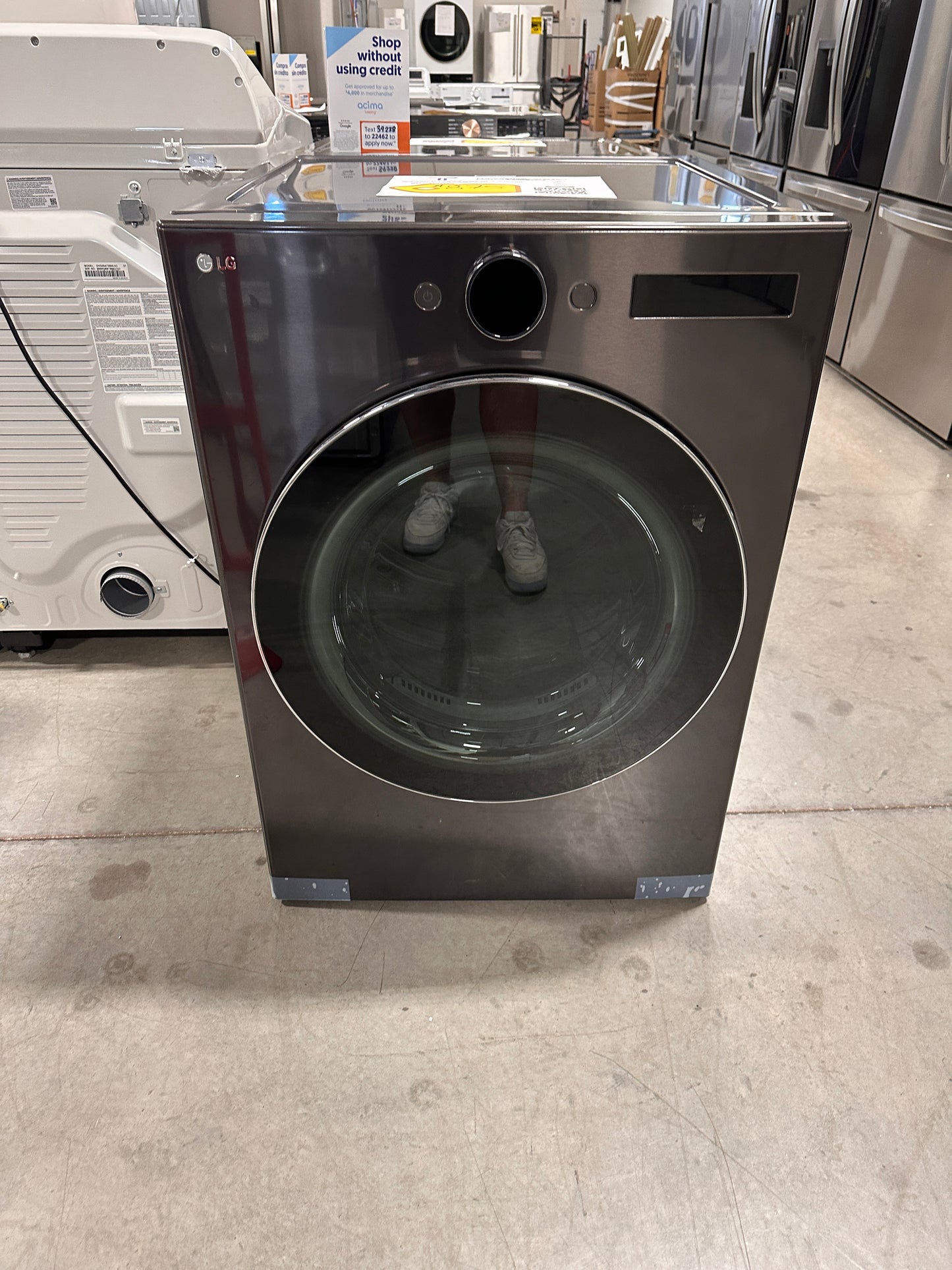 GREAT GAS DRYER with TURBOSTEAM Model:DLGX6701B DRY12352