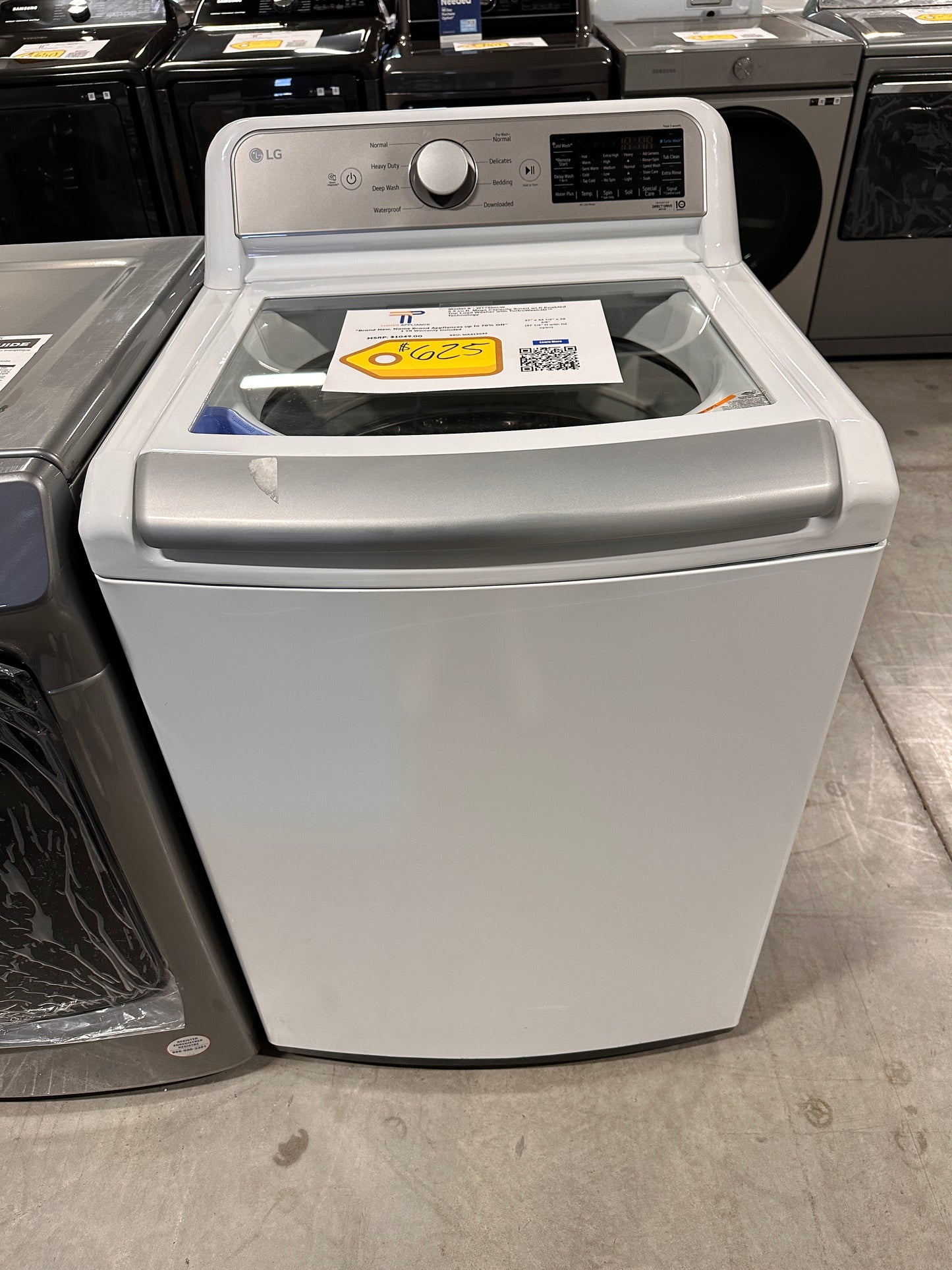 TOP LOAD LG WASHING MACHINE Model:WT7400CW WAS13032