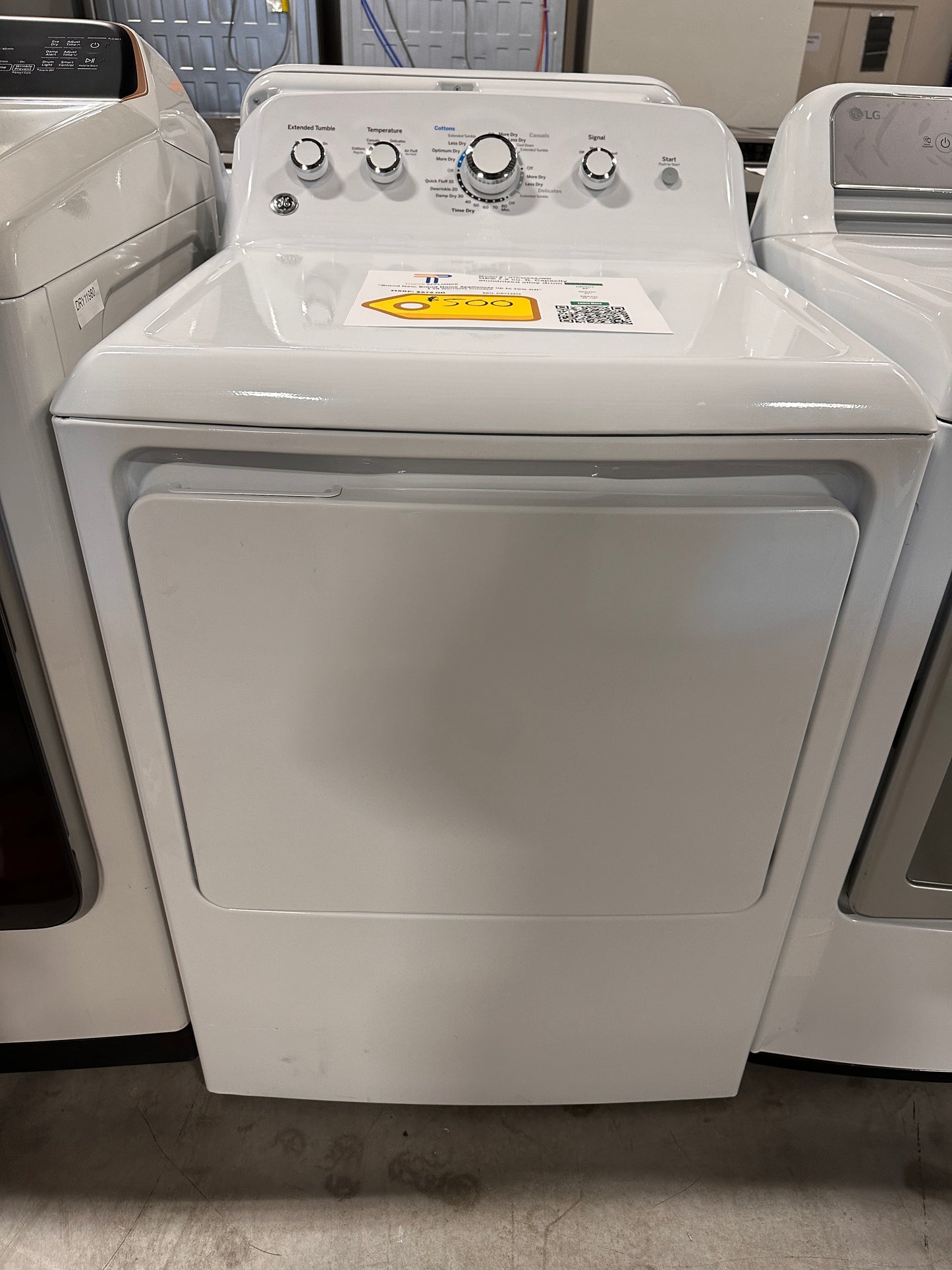 GE - 7.2 Cu. Ft. Gas Dryer - White Model:GTD42GASJWW DRY12276