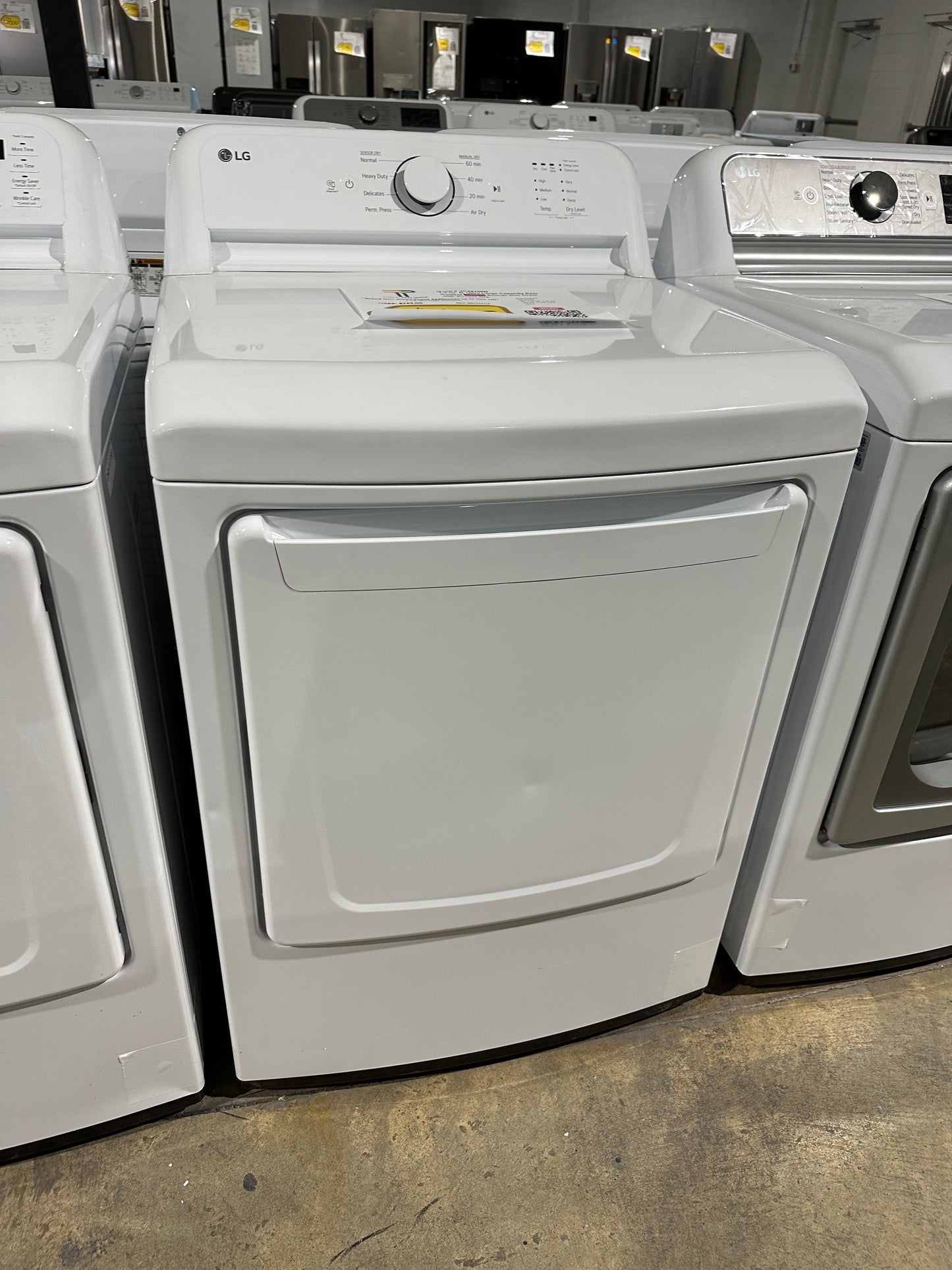 Smart Electric Dryer with Sensor Dry - White Model:DLE6100W DRY11771S