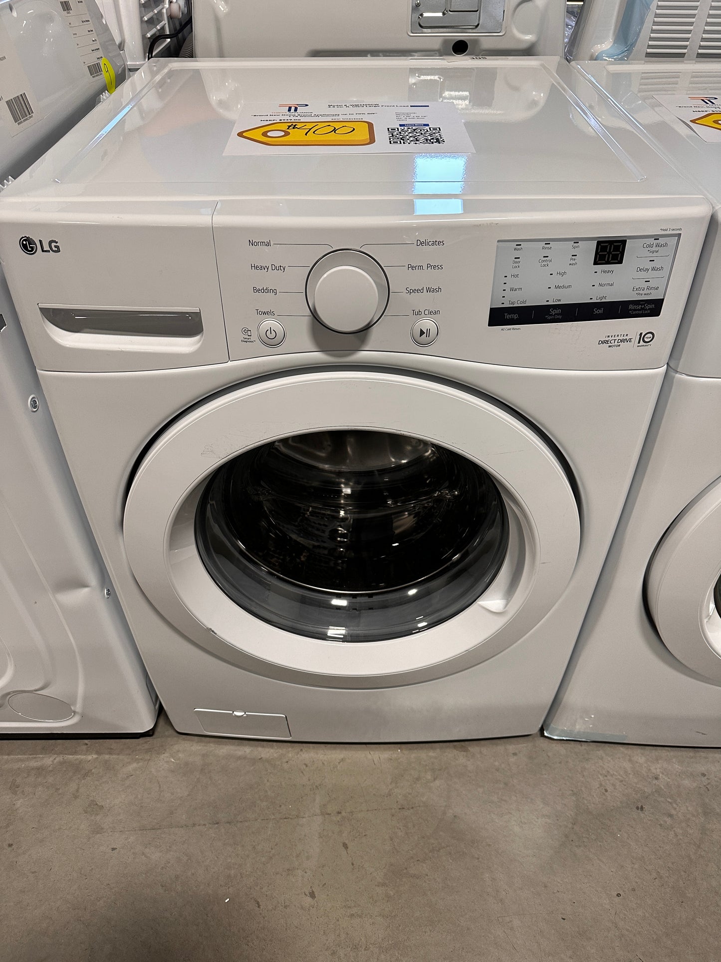 Front-Load Washer with 6Motion Technology - White Model:WM3400CW WAS13068
