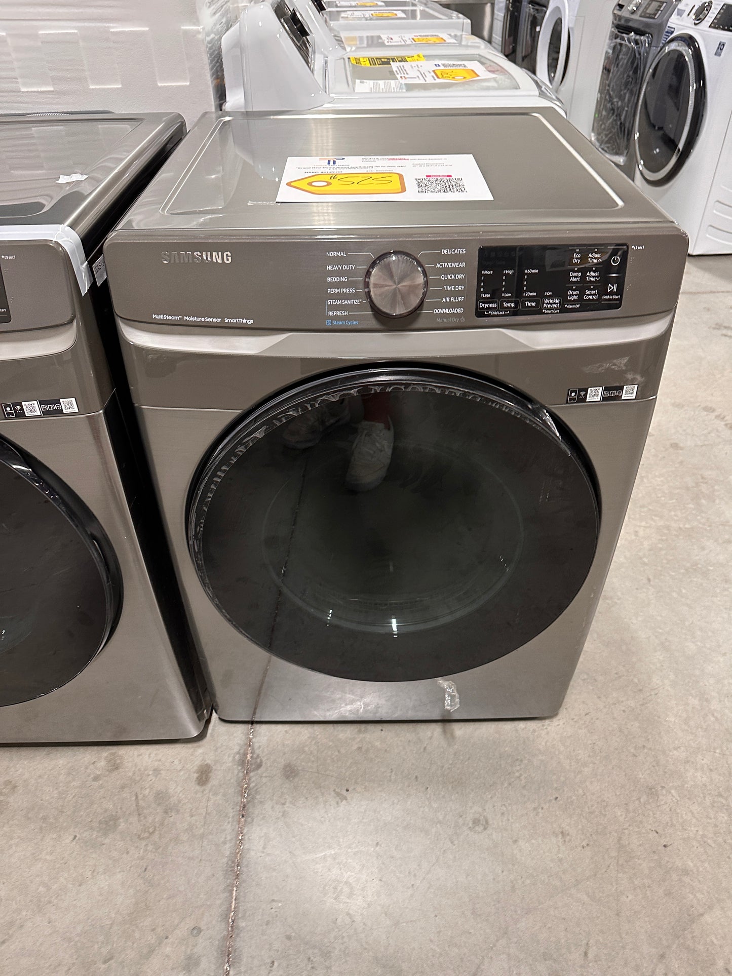 GREAT NEW SAMSUNG ELECTRIC DRYER Model:DVE45B6300P DRY12382