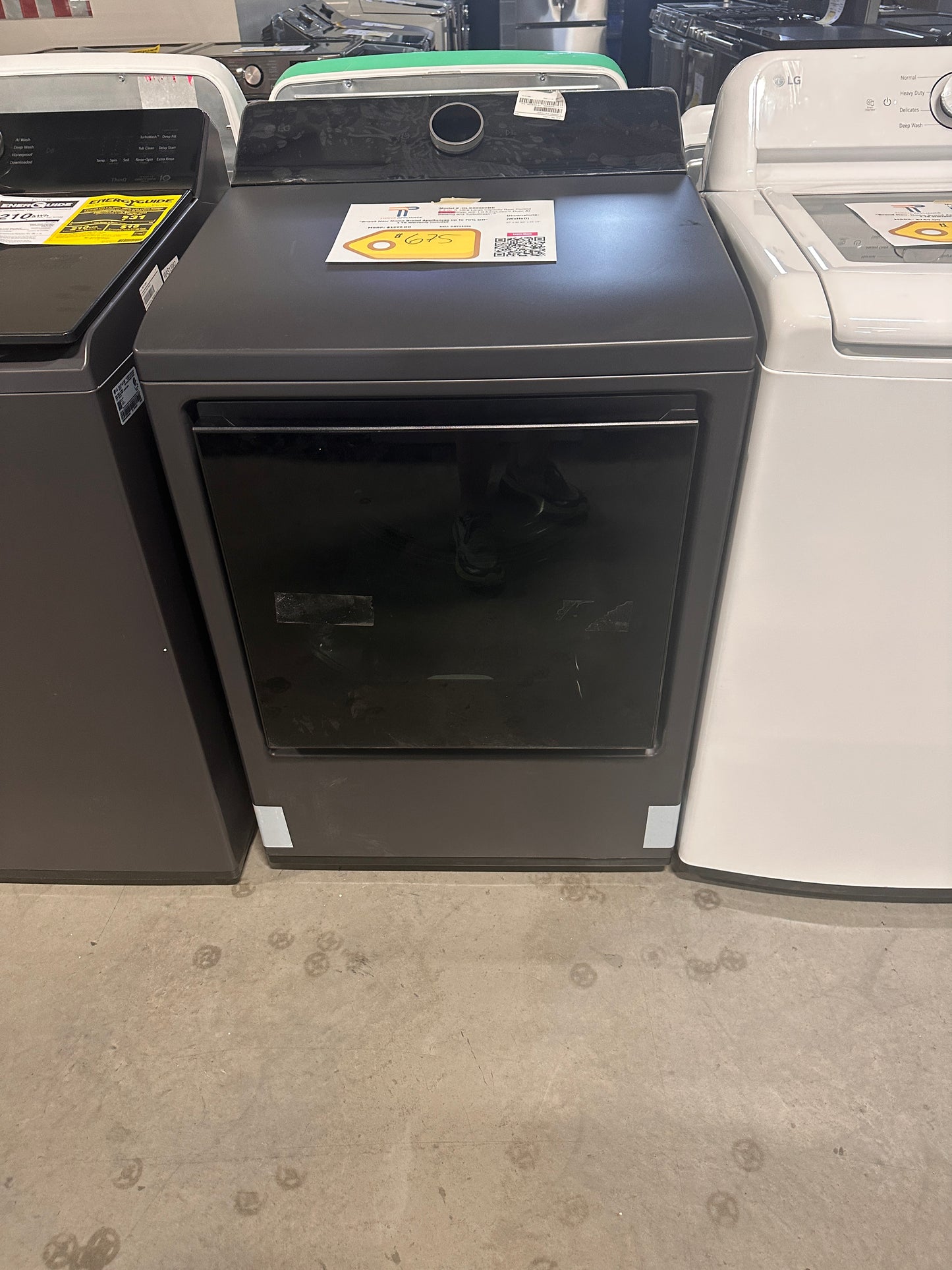 NEW LG ELECTRIC DRYER with EASYLOAD DOOR MODEL: DLEX8600BE DRY13096