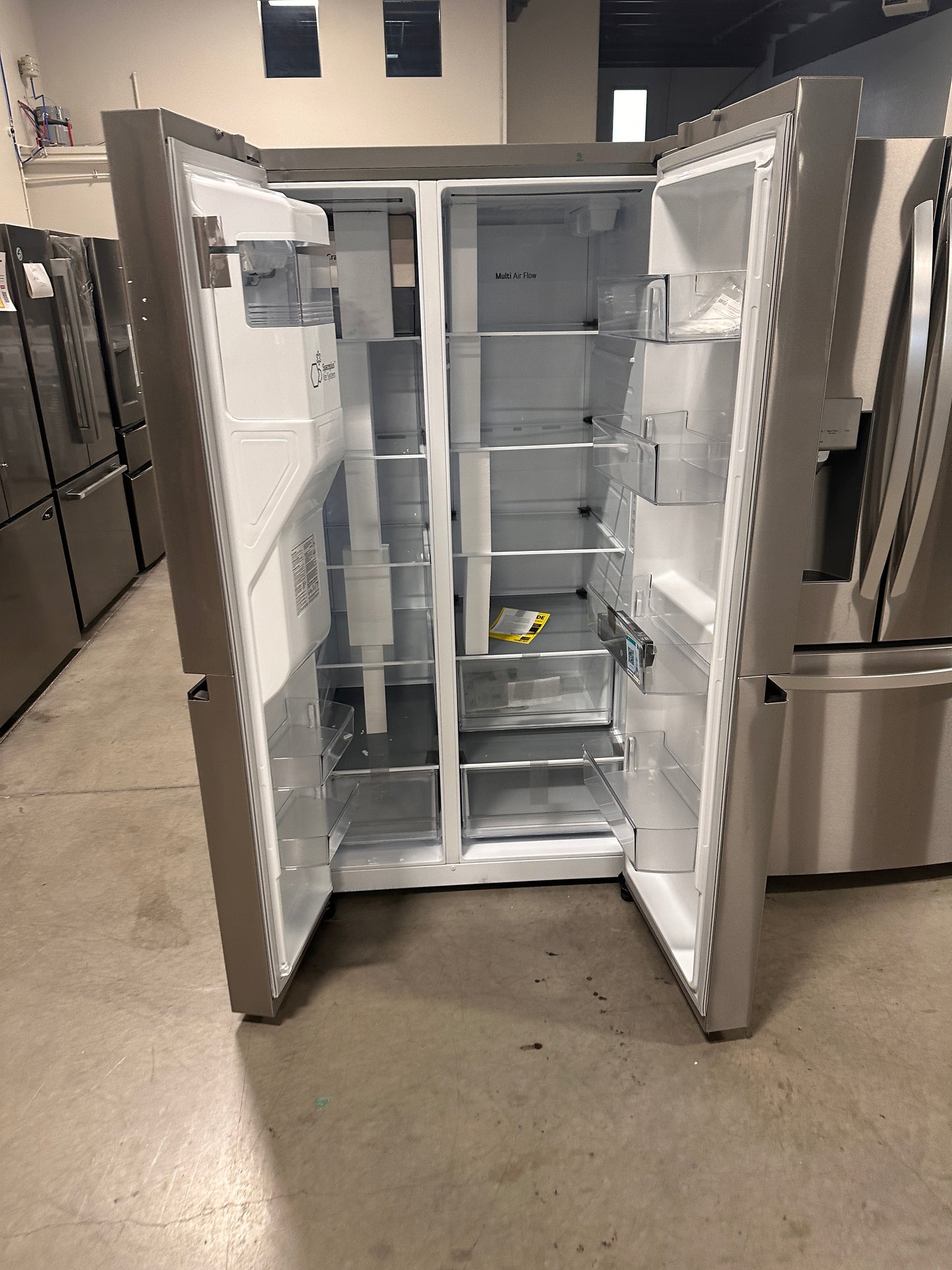 CRAFT ICE CAPABLE LG SIDE BY SIDE SMART REFRIGERATOR MODEL: LHSXS2706S REF13941