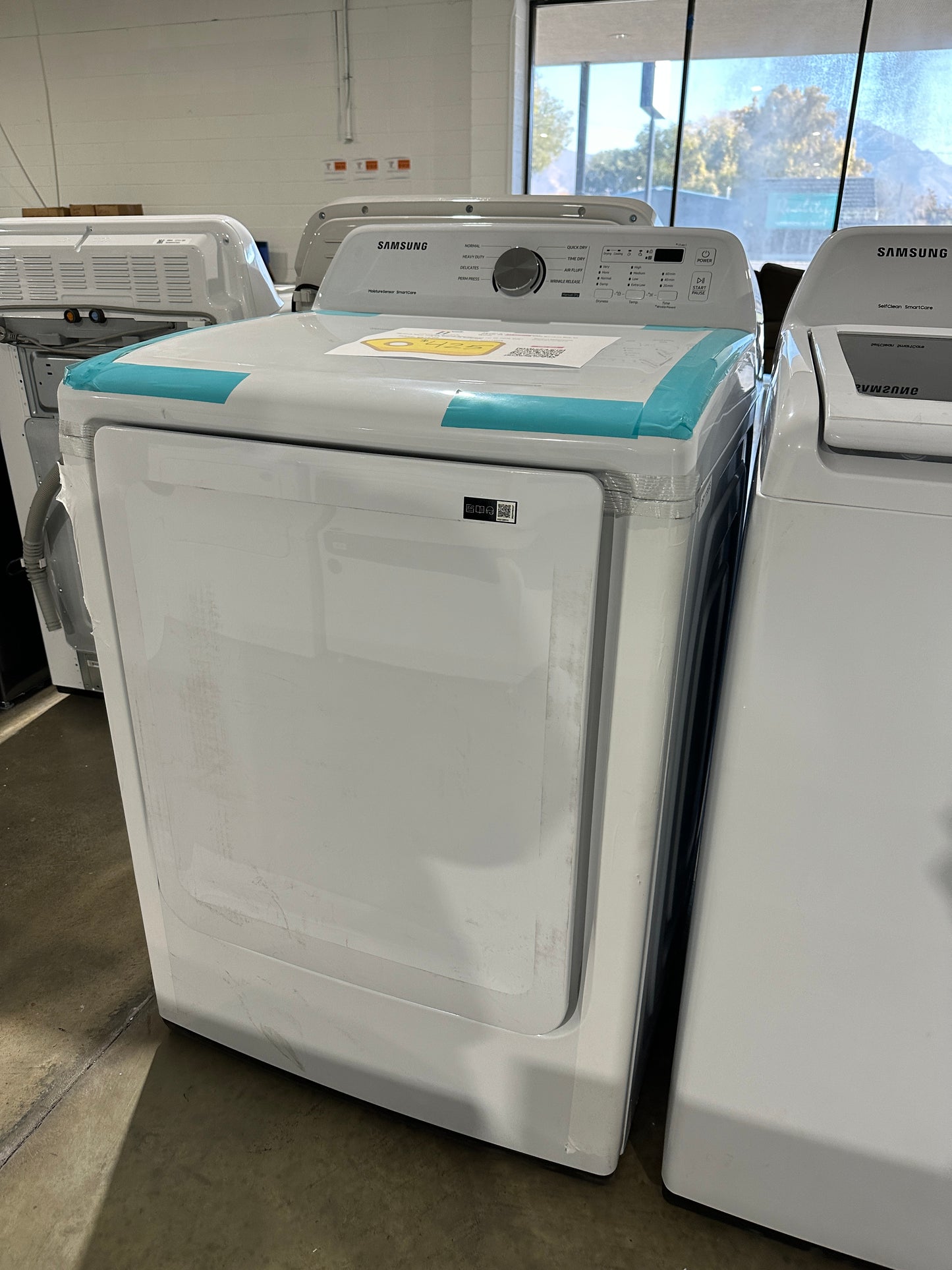 NEW SAMSUNG ELECTRIC DRYER MODEL: DVE45T3200W DRY11955S
