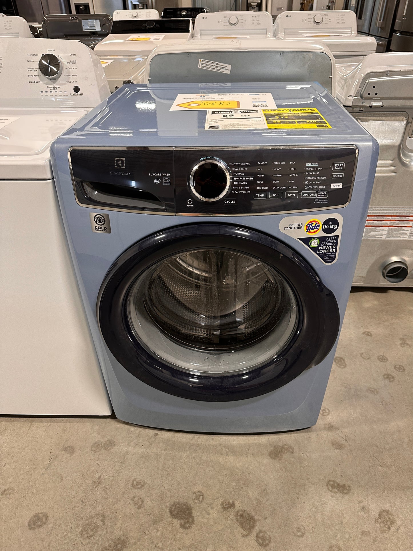 Electrolux - 4.5 Cu. Ft. Front Load Washer with Steam and LuxCare Wash MODEL: ELFW7437AG WAS13991