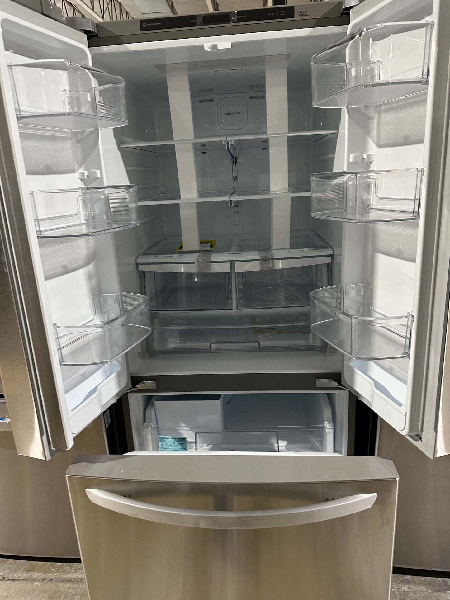 SALE PRICE SMART COOLING SYSTEM LG FRENCH DOOR REFRIGERATOR MODEL: LFCS22520S REF12327S