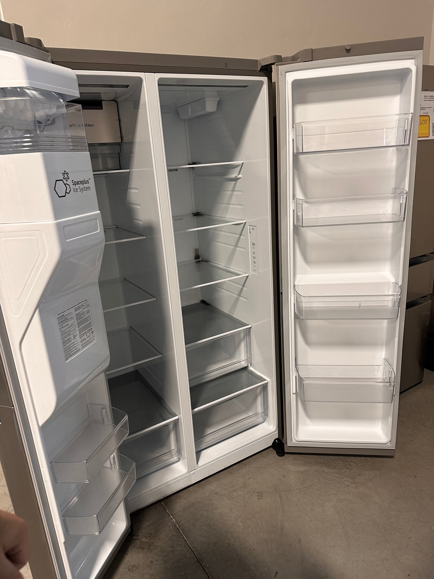 BRAND NEW LG SIDE BY SIDE SMART REFRIGERATOR MODEL: LHSXS2706S REF13988