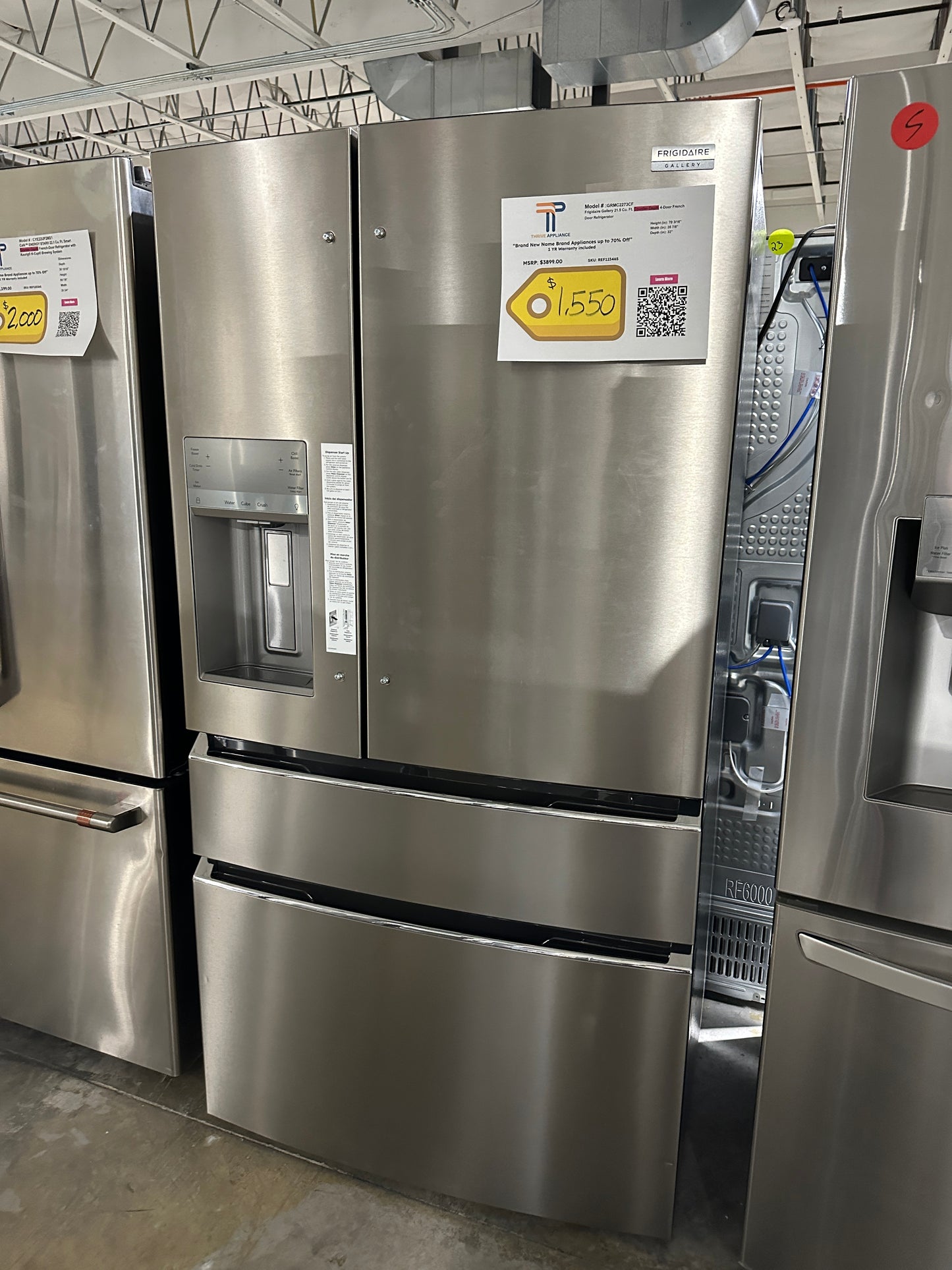 COUNTER DEPTH BRAND NEW FRIGIDAIRE REFRIGERATOR MODEL: GRMC2273CF REF12346S