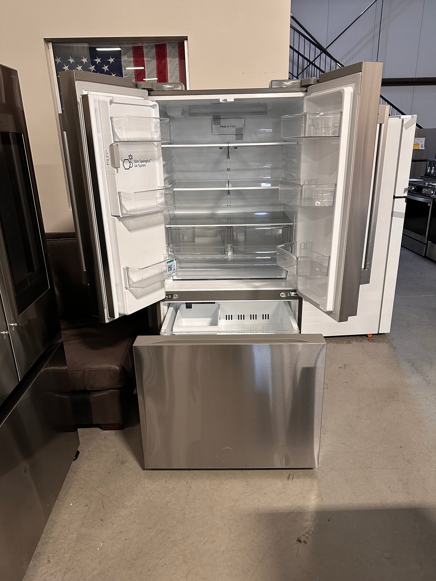 GREAT! LG 25 cu. ft. Stainless 3-Door French Door Refrigerator MODEL: LF25H6330S REF13992