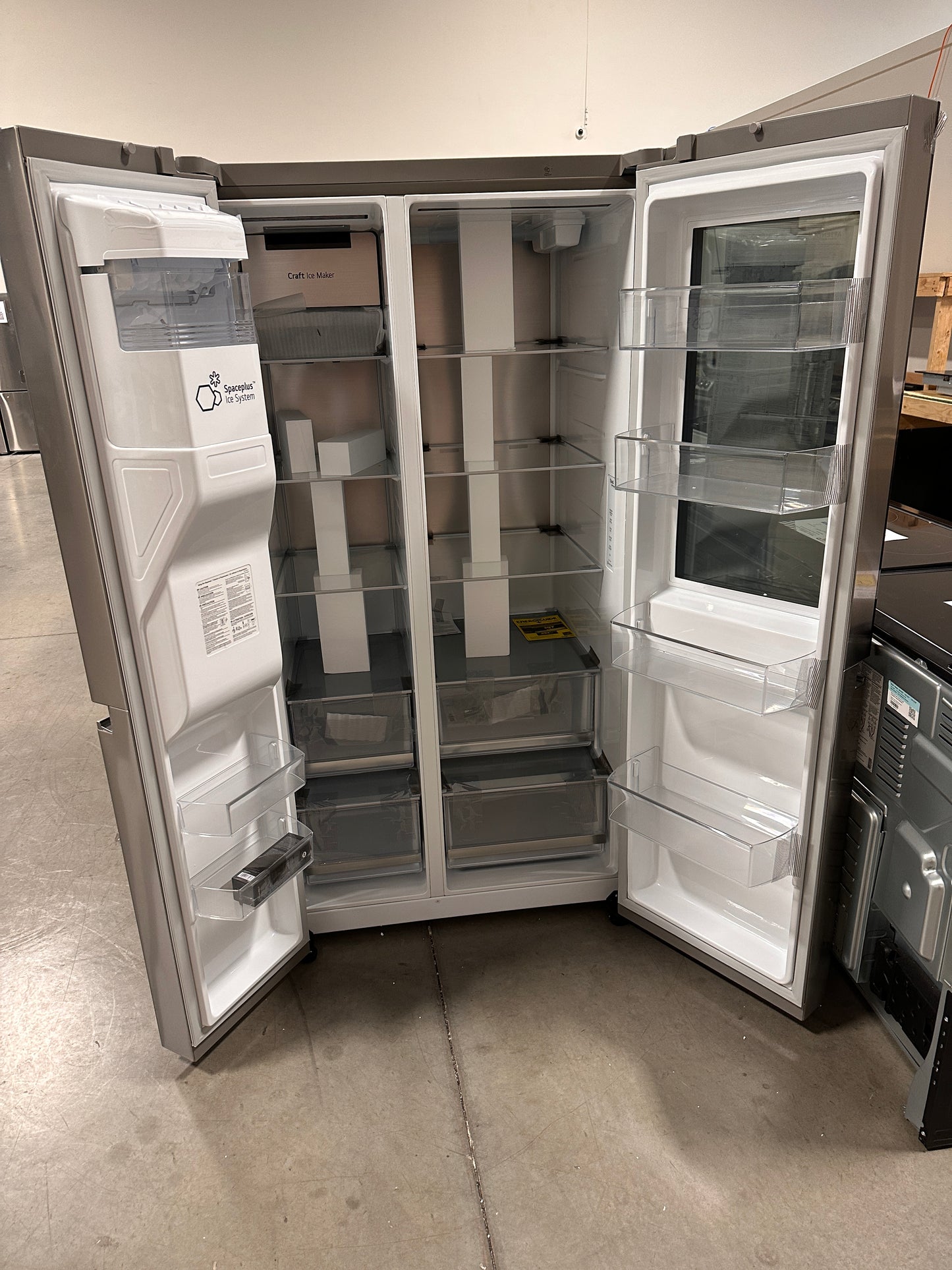 NEW INSTAVIEW LG DSIDE BY SIDE REFRIGERATOR MODEL: LRSOS2706S REF13014