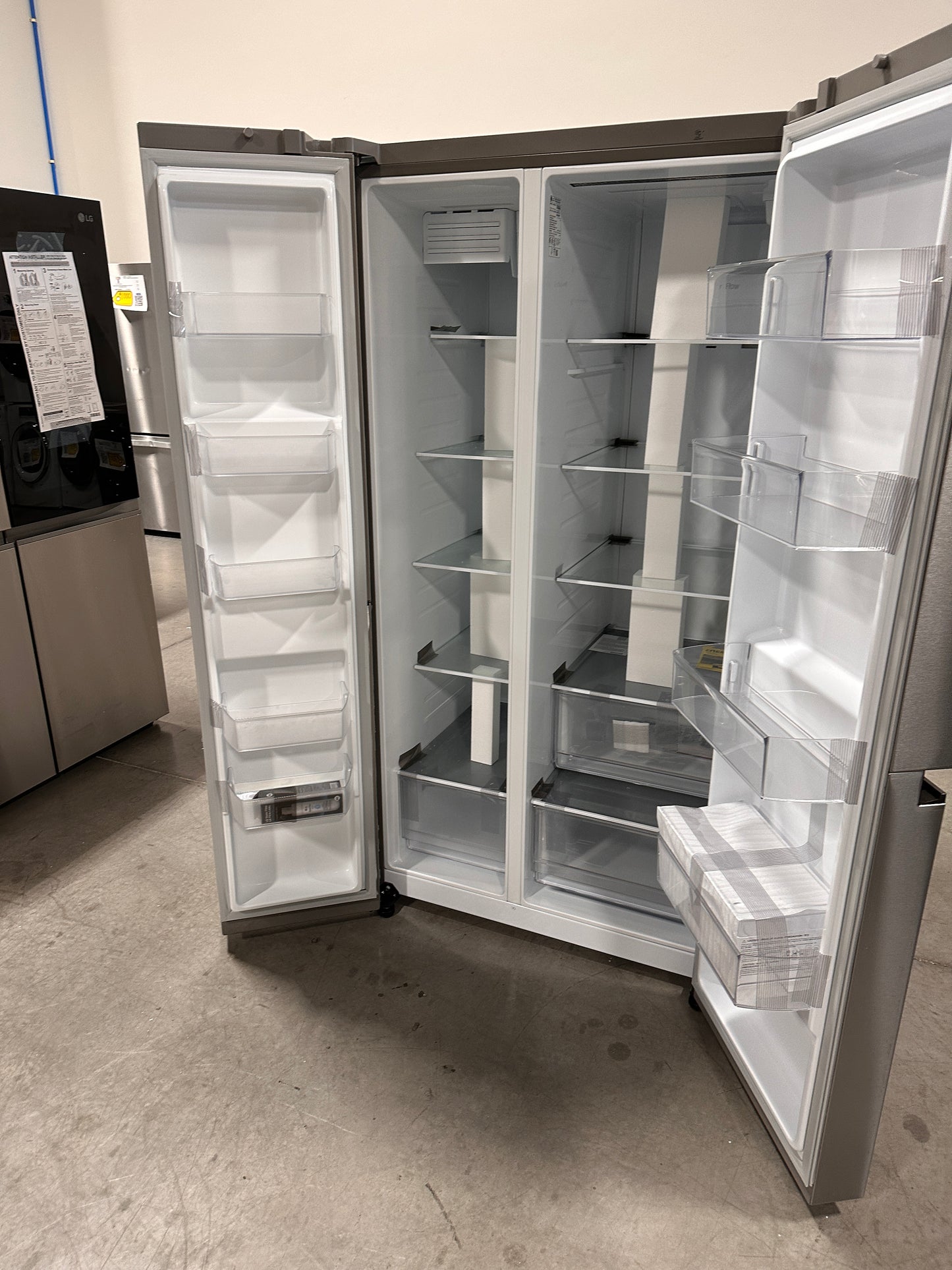 GREAT NEW LG - 27.6 Cu. Ft. Side-by-Side Smart Refrigerator - MODEL: LRSWS2806S REF12999