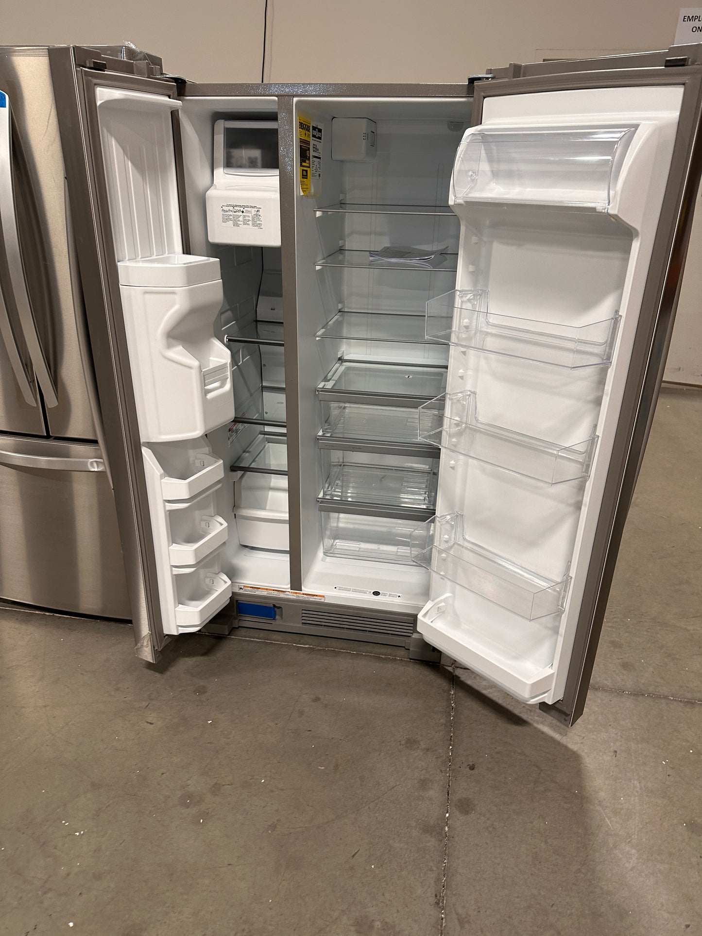 NEW WHIRLPOOL SIDE BY SIDE REFRIGERATOR MODEL: WRS321SDHZ REF13026
