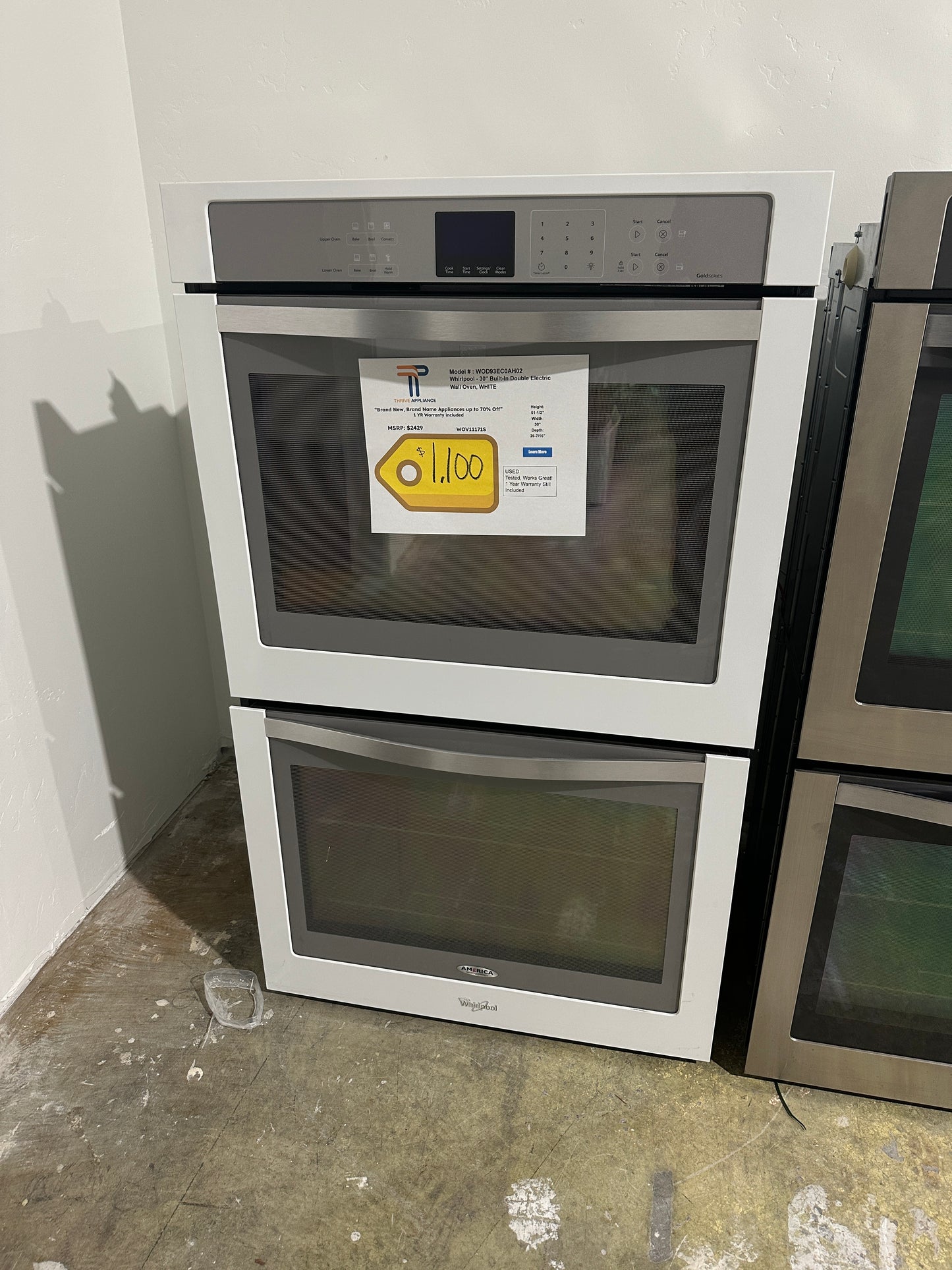 New Samsung - 7.4 cu. ft. Smart Electric Dryer with Steam Sanitize+ MODEL: DVE52A5500W DRY12436