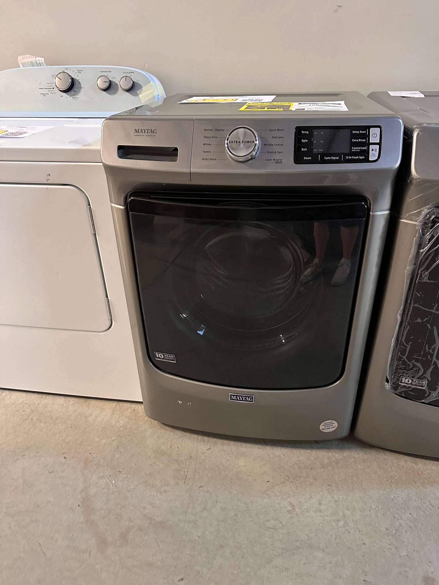 STACKABLE FRONT LOAD SMART MAYTAG WASHER MODEL: MHW5630HC WAS13134