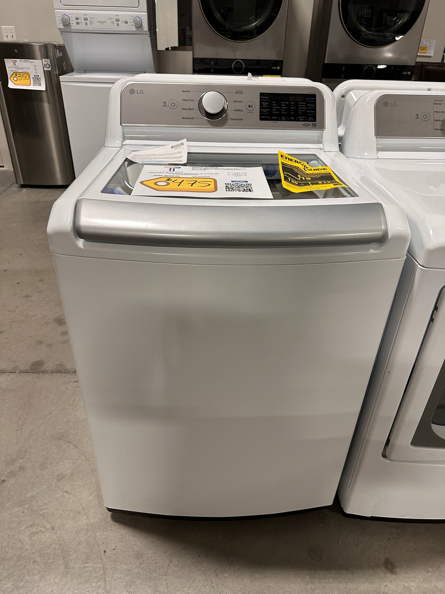 SMART TOP LOAD WASHER WITH TURBOWASH MODEL: WT7400CW WAS13132