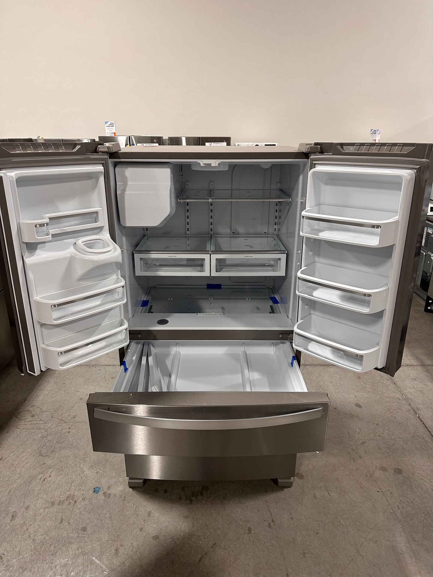GREAT NEW WHIRLPOOL FRENCH DOOR FRIDGE MODEL: WRX735SDHZ REF13036