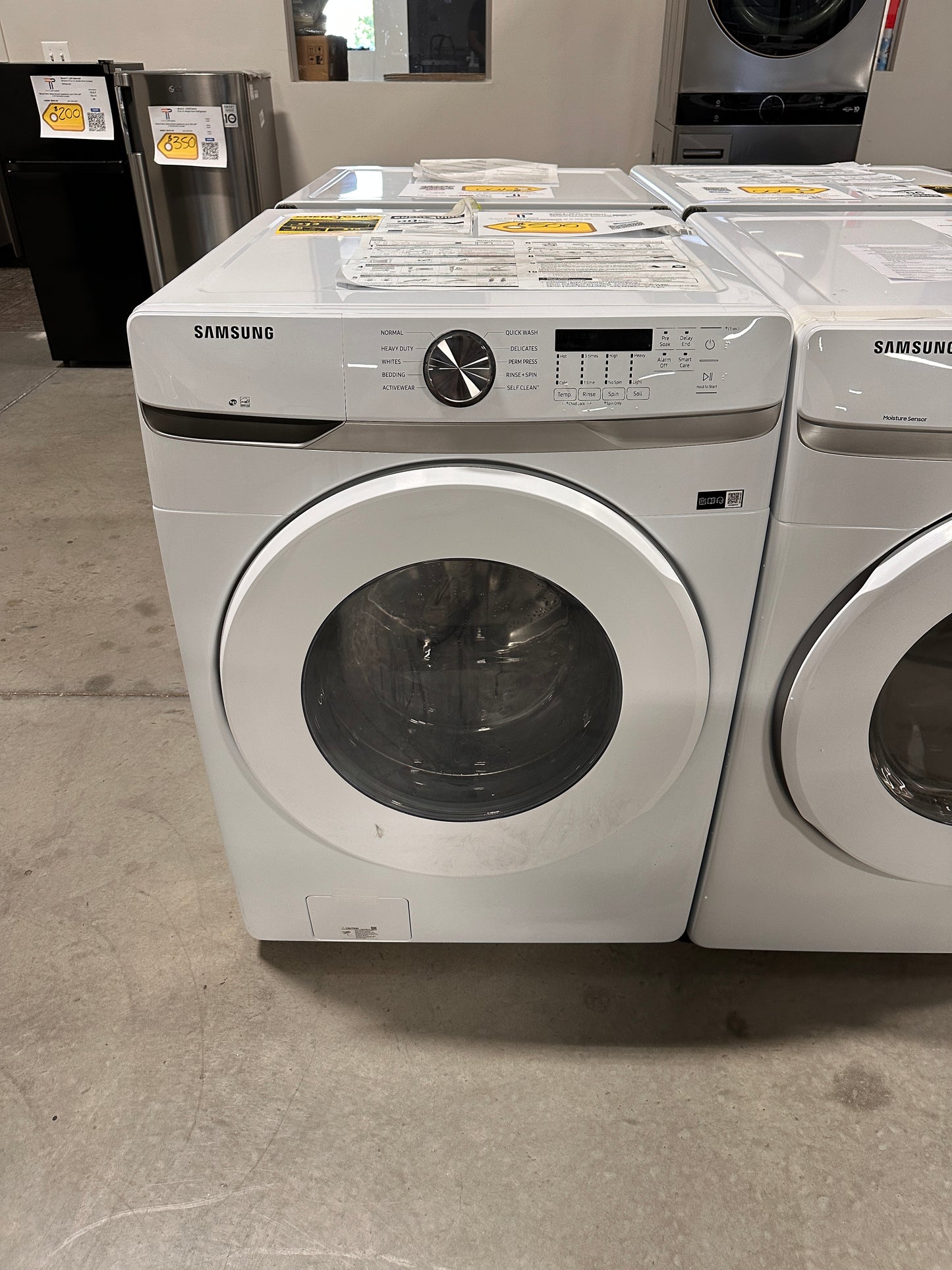 GREAT BRAND NEW SAMSUNG STACKABLE WASHER MODEL: WF45T6000AW/A5 WAS13143