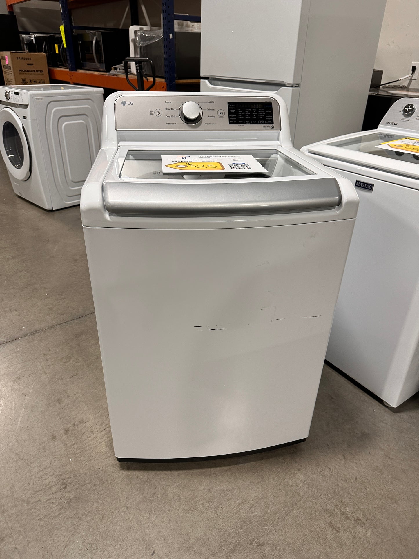 GREAT NEW LG SMART TOP LOAD WASHER WITH TURBOWASH MODEL: WT7400CW WAS13154