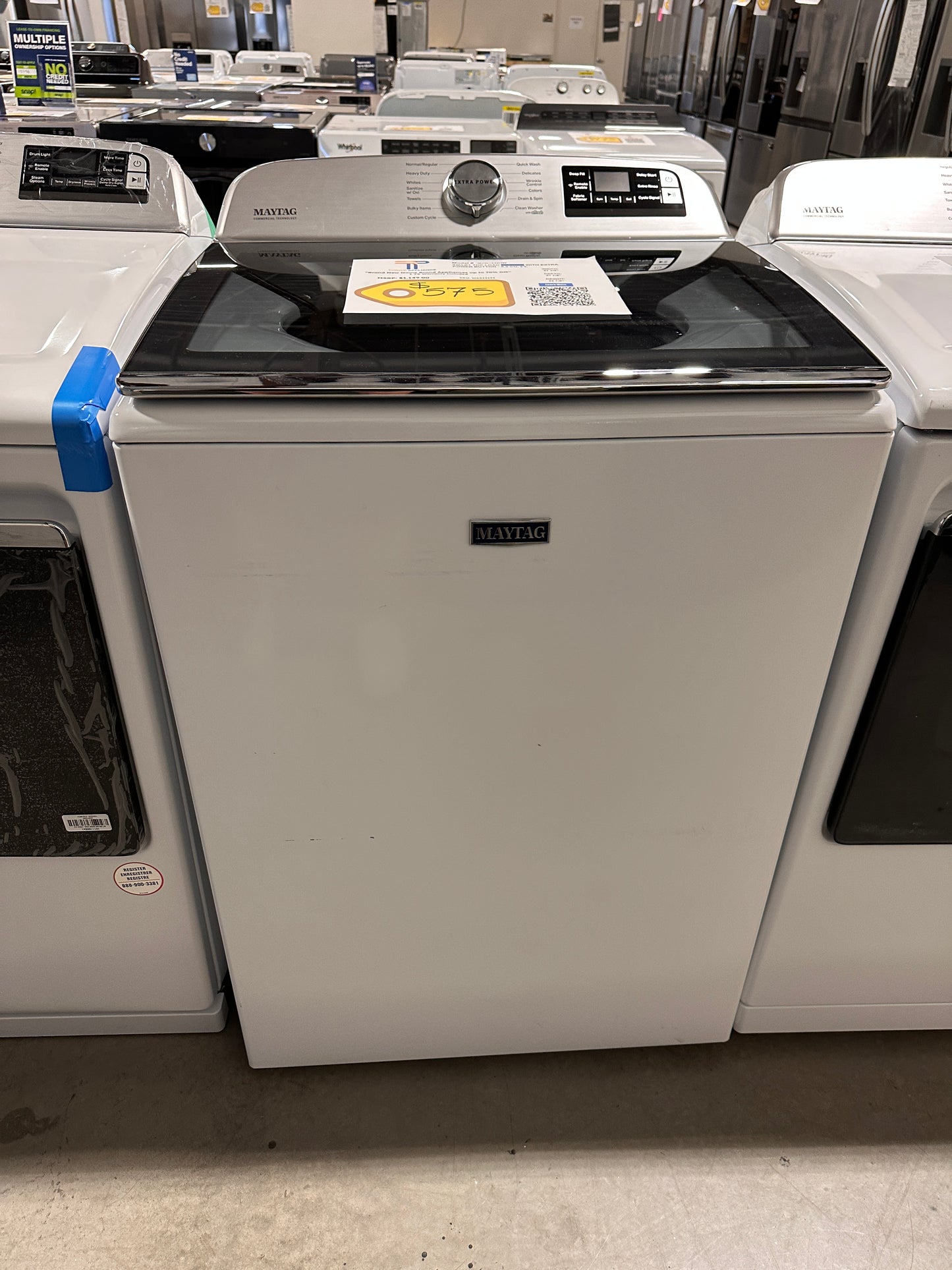 GREAT NEW TOP LOAD WASHER by MAYTAG MODEL: mvw7232hw WAS13151
