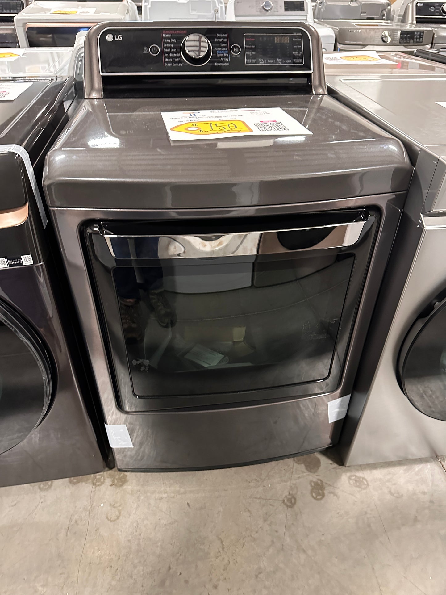 DISCOUNTED PRICE NEW ELECTRIC DRYER W/ STEAM DLEX7900BE - DRY11805