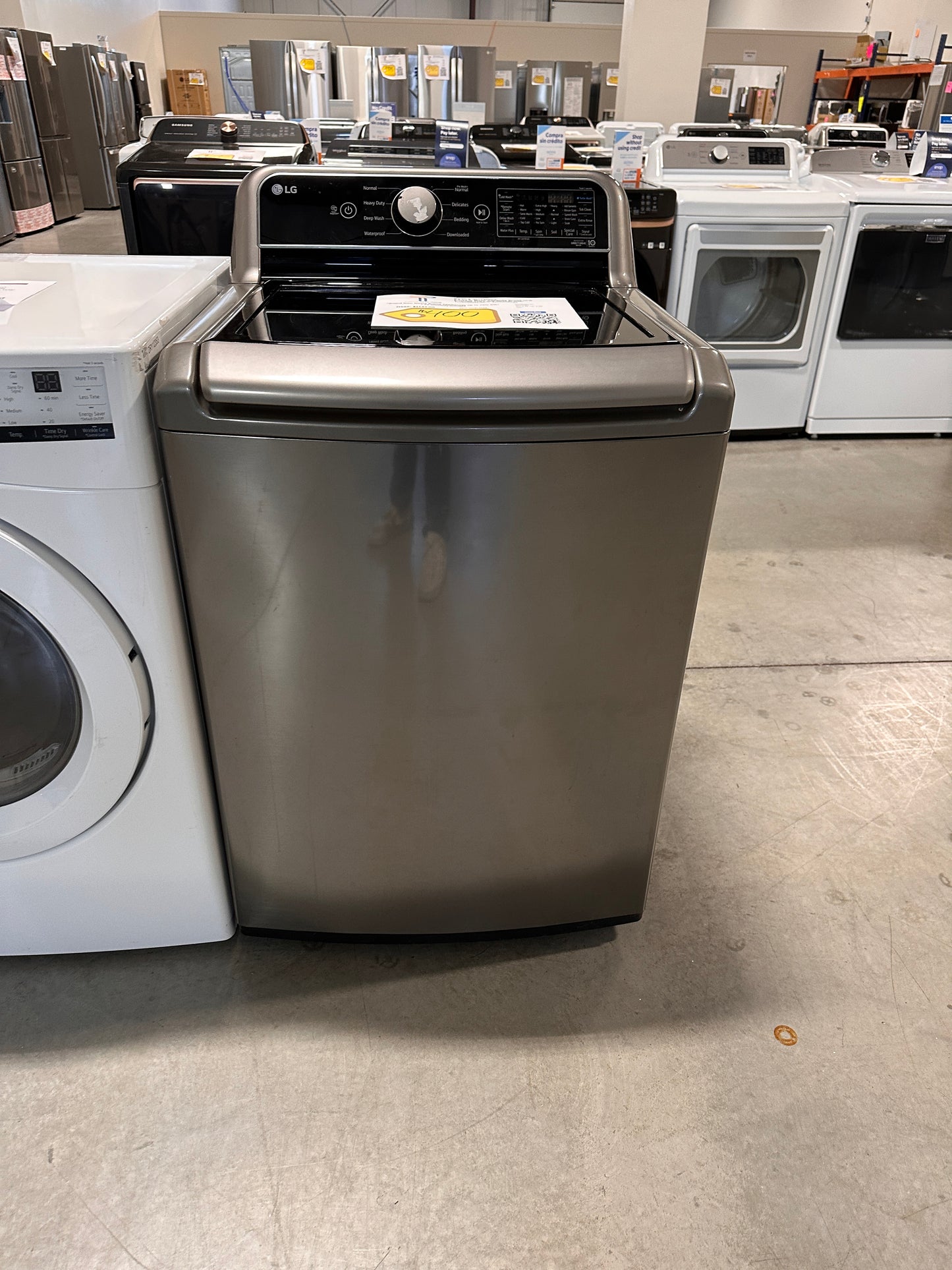 GREAT NEW LG TOP LOAD SMART WASHER MODEL:WT7400CV WAS13164