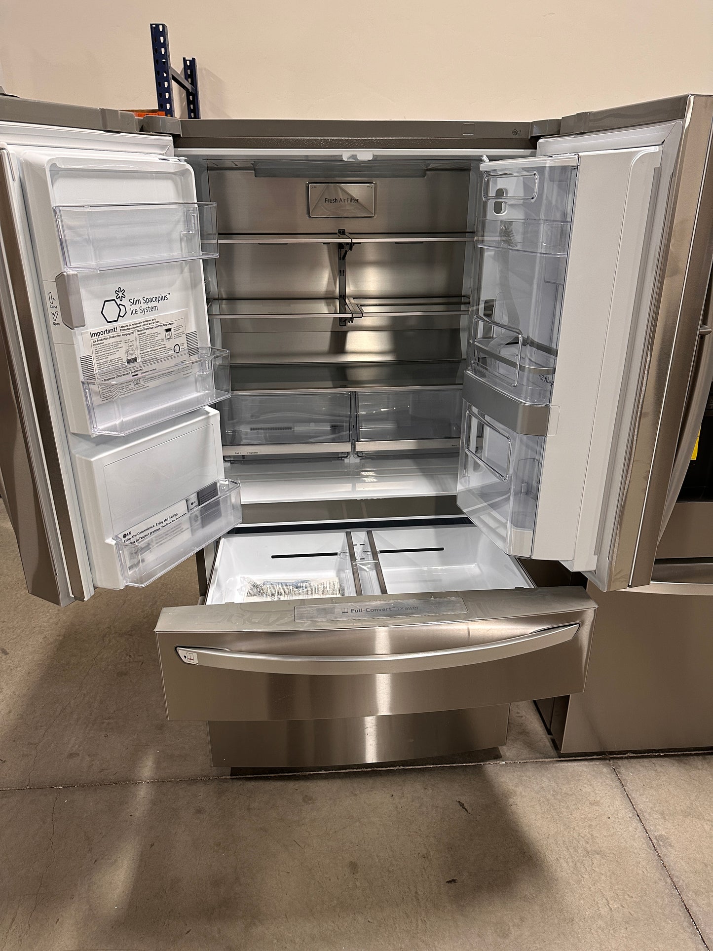 CRAFT ICE MAKING LG FRENCH DOOR REFRIGERATOR MODEL:LRMDC2306S REF13094