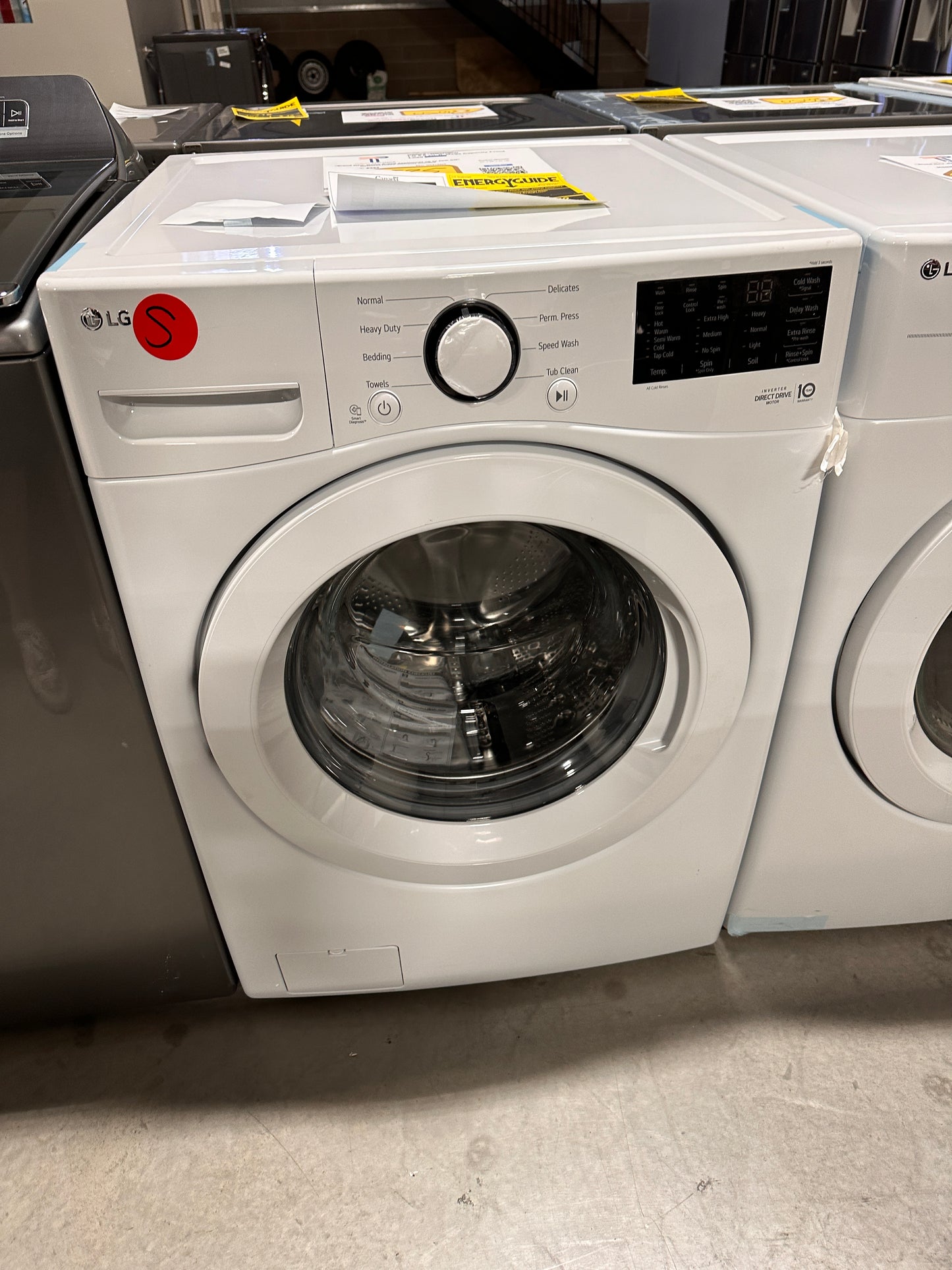 GREAT NEW STACKABLE FRONT LOAD WASHER MODEL:WM3470CW WAS13203