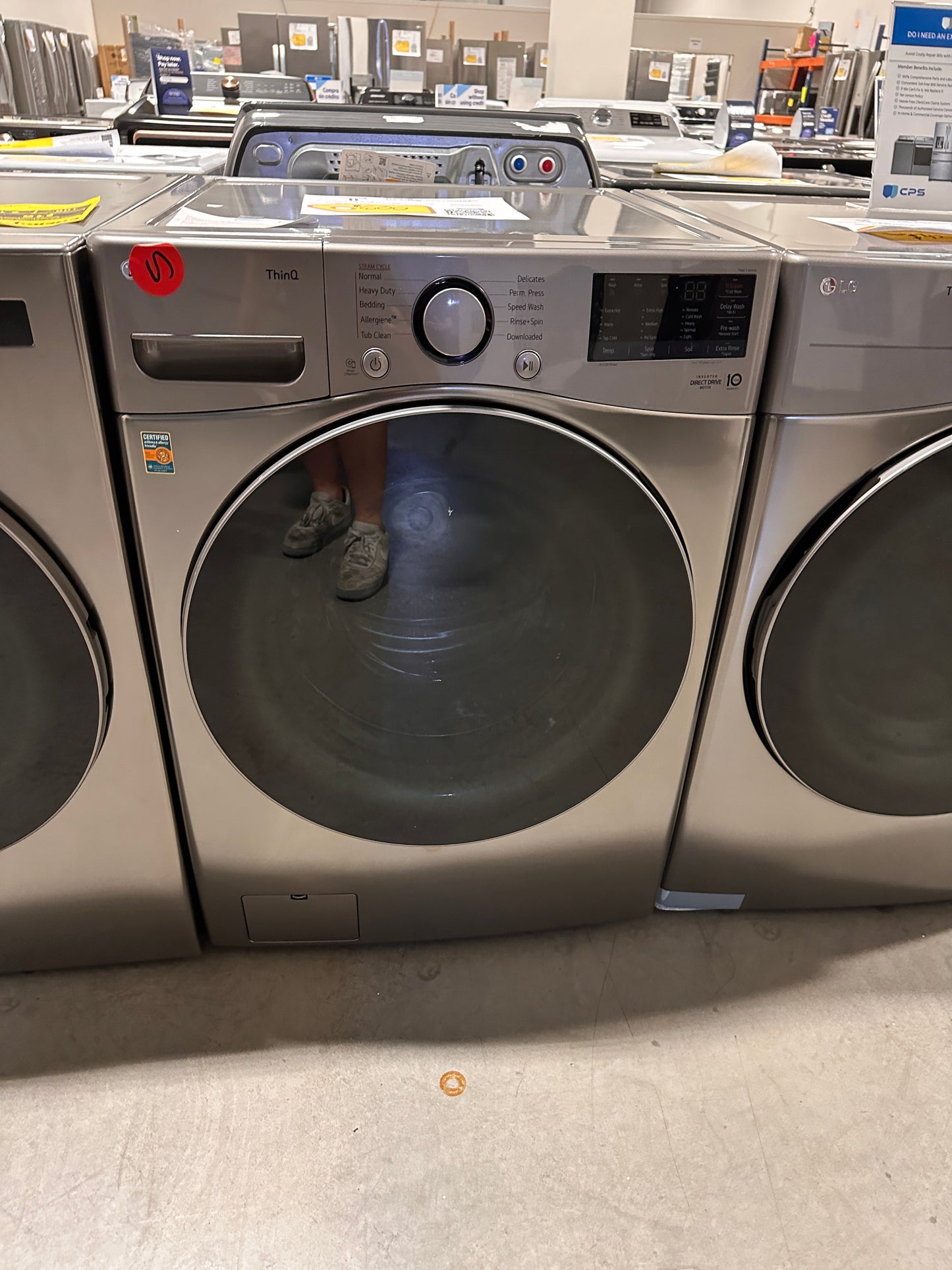 BRAND NEW SMART FRONT LOAD WASHER with 6MOTION TECHNOLOGY MODEL: WM3600HVA WAS13205