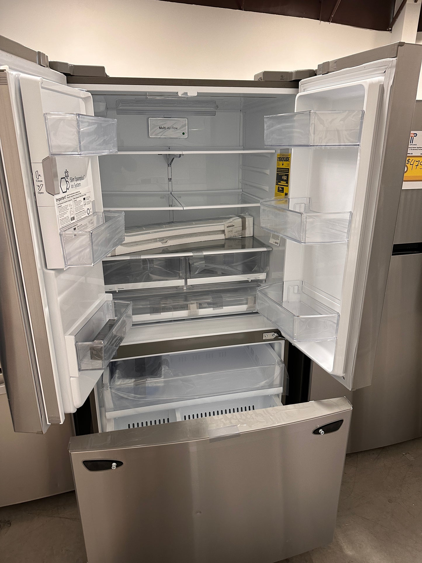 GREAT NEW LG FRENCH DOOR SMART REFRIGERATOR MODEL: LHFS28XBS REF13142