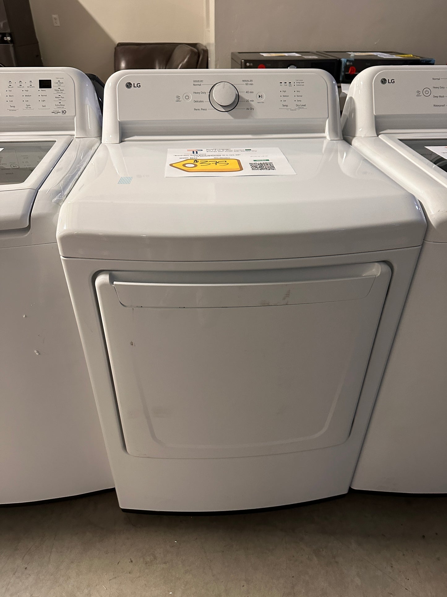 NEW Smart Gas Dryer with Sensor Dry - White MODEL: DLG6101W DRY12516