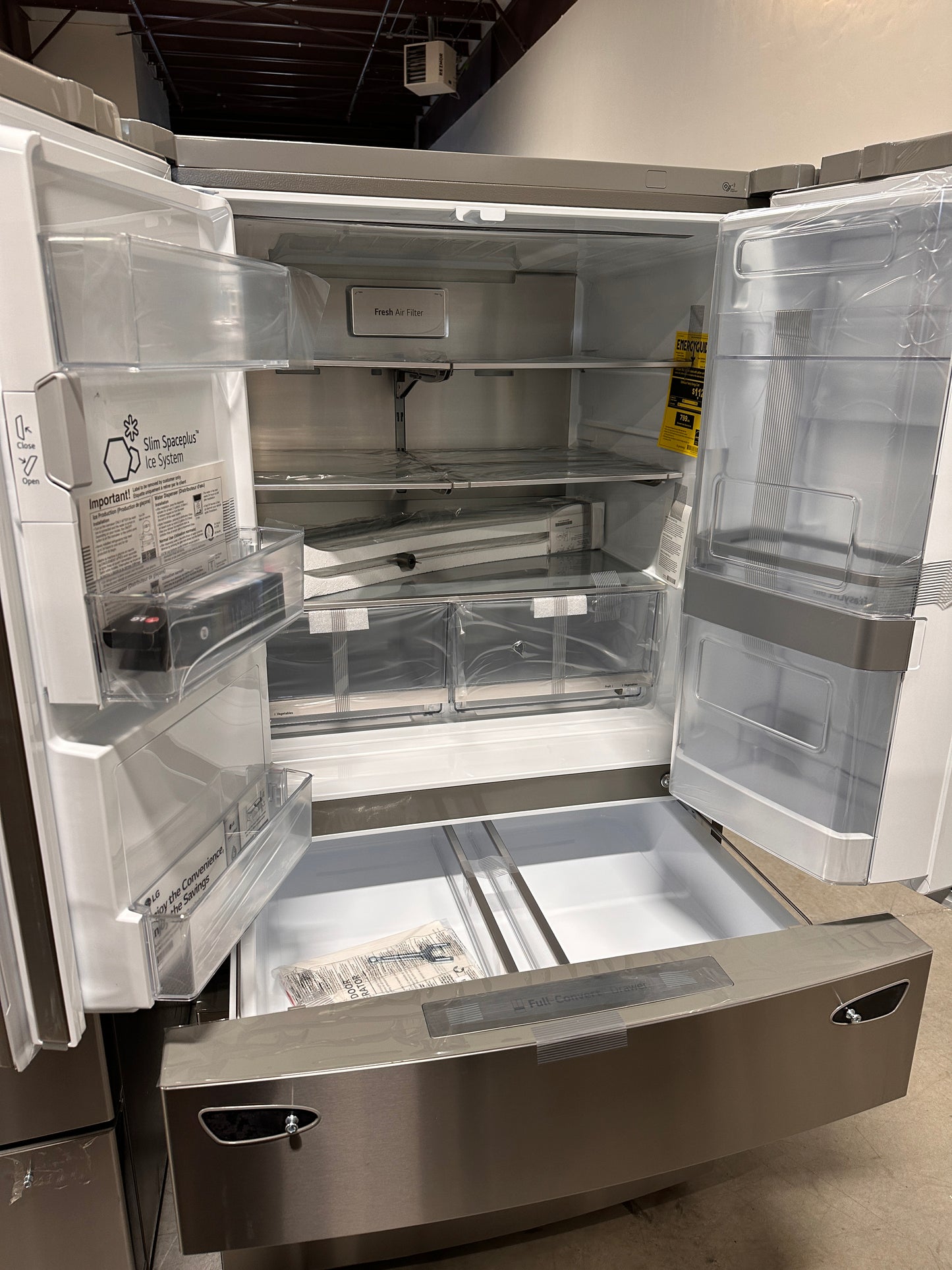 CRAFT ICE MAKING FRENCH DOOR LG REFRIGERATOR MODEL: LRMDS3006S REF13127