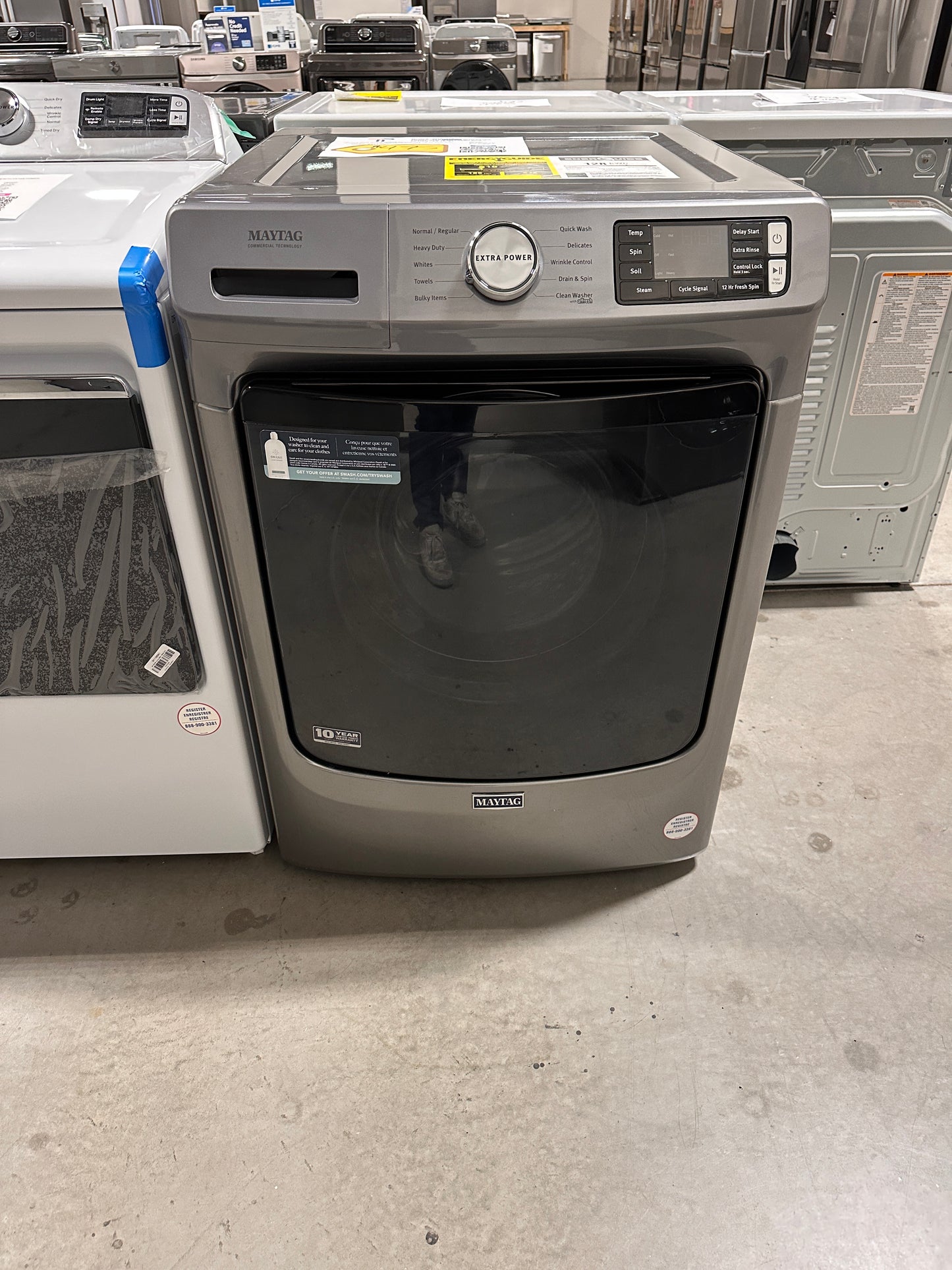 GREAT NEW MAYTAG STACKABLE FRONT LOAD WASHER MODEL:MHW5630HC WAS13192