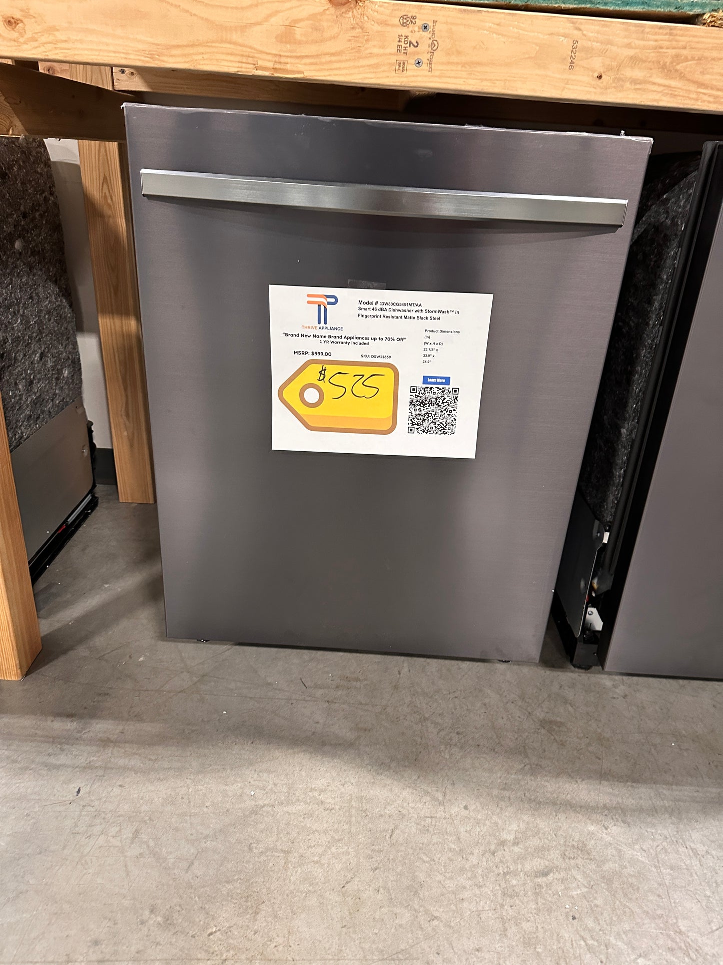 GREAT NEW SAMSUNG TOP CONTROL DISHWASHER MODEL:DW80CG5451MTAA DSW11639