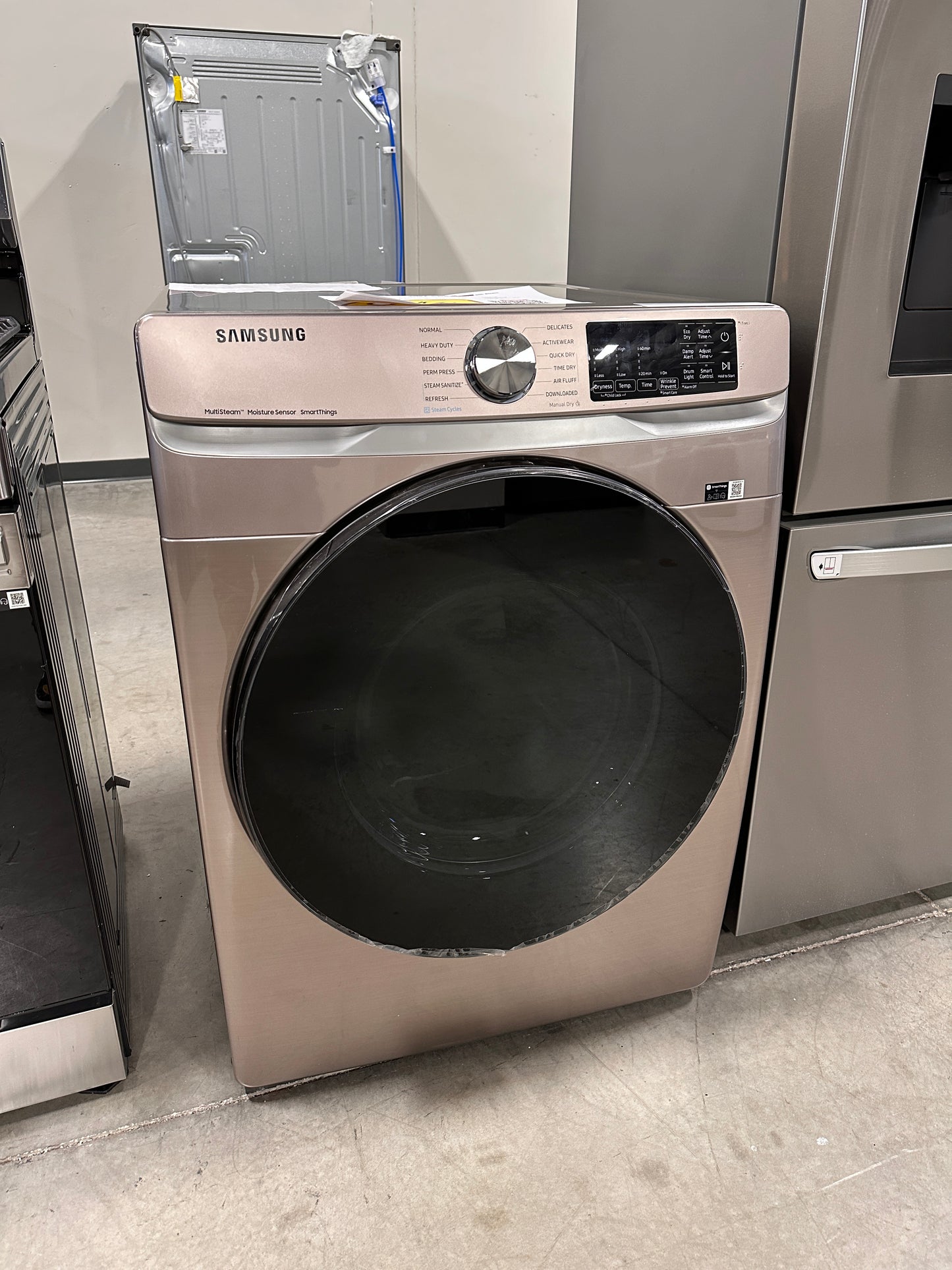 GREAT NEW STACKABLE SAMSUNG SMART ELECTRIC DRYER MODEL:DVE45B6300C DRY12536