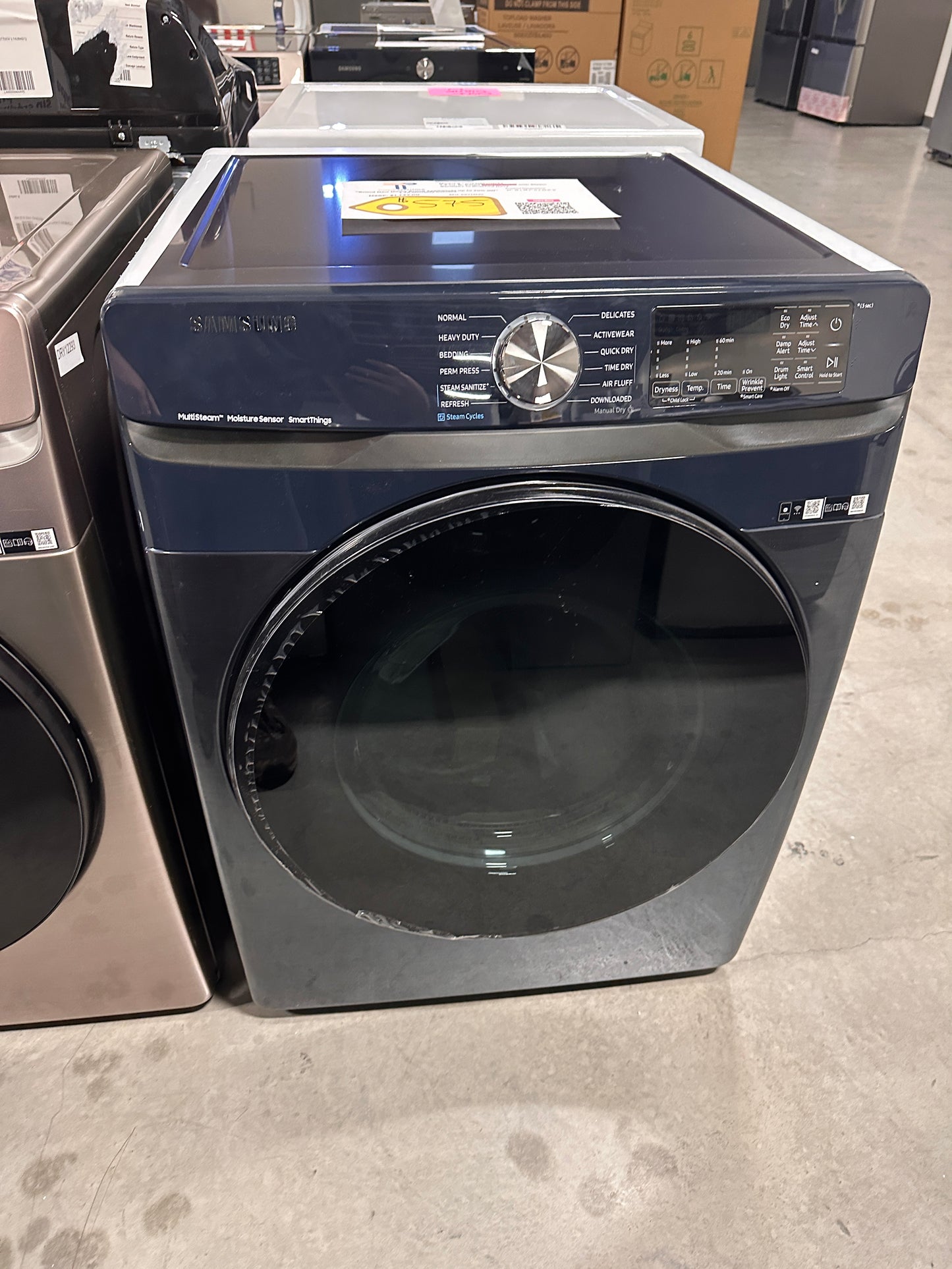 SALE PRICE GORGEOUS SAMSUNG STACKABLE ELECTRIC DRYER MODEL: DVE45B6300D/A3 DRY12530