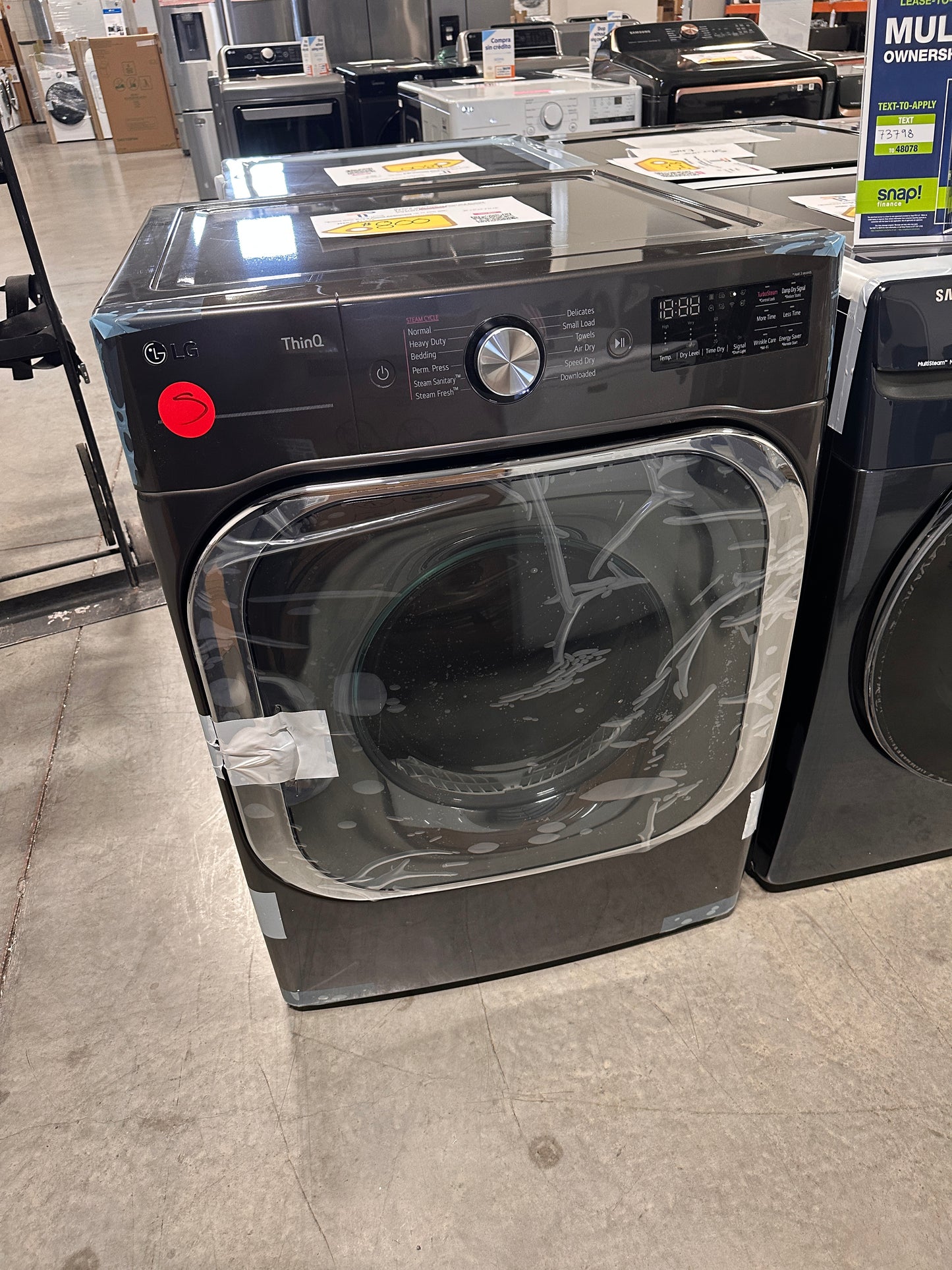 DISCOUNTED PRICE 9 CU FT STACKABLE SMART ELECTRIC DRYER MODEL: DLEX8900B DRY12556