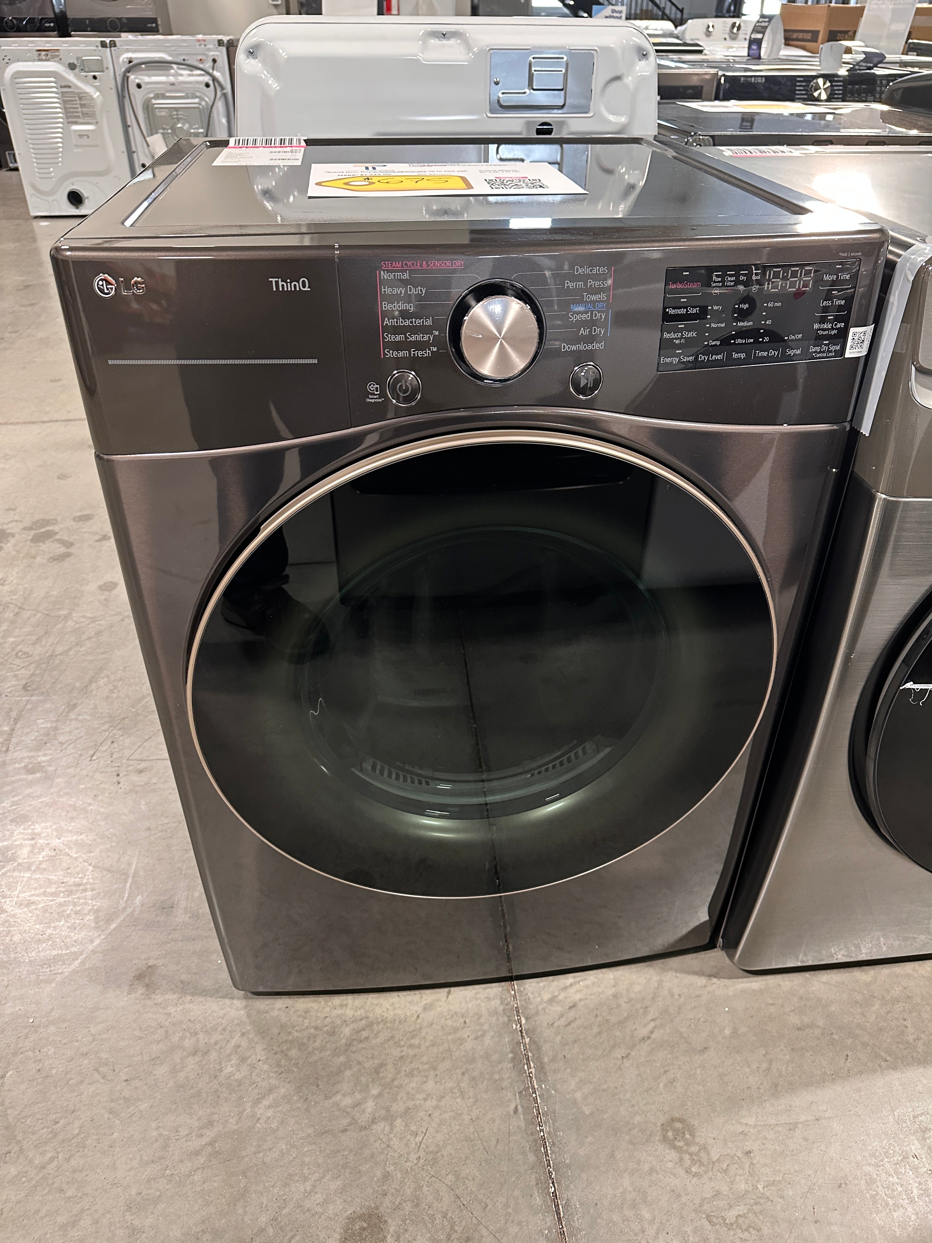 STACKABLE LG ELECTRIC DRYER MODEL: DLEX4000B DRY12567 – Thrive Appliance