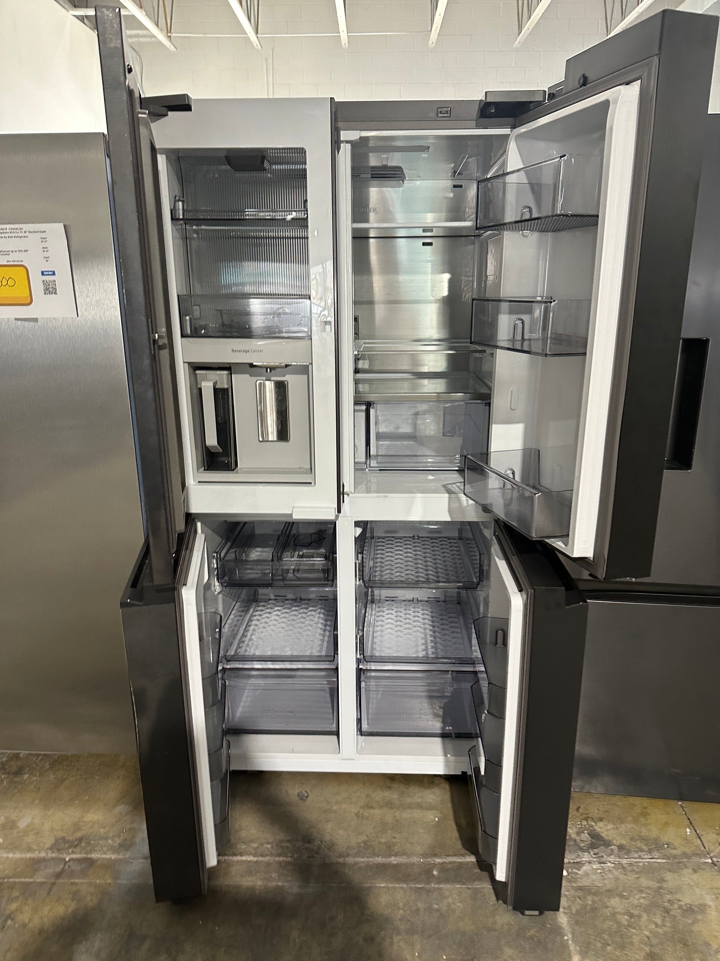 GREAT NEW SAMSUNG BESPOKE FLEX FRENCH DOOR REFRIGERATOR MODEL: RF29DB9700QL REF13413S