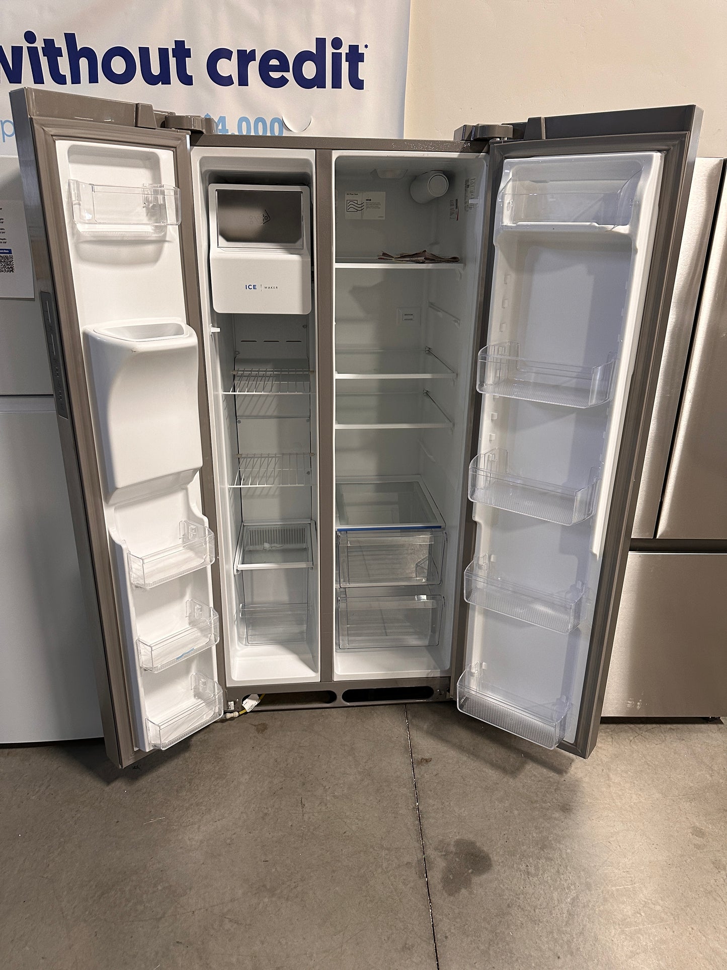 ON SALE NEW FRIGIDAIRE SIDE BY SIDE REFRIGERATOR MODEL: FRSS2323AS REF13194