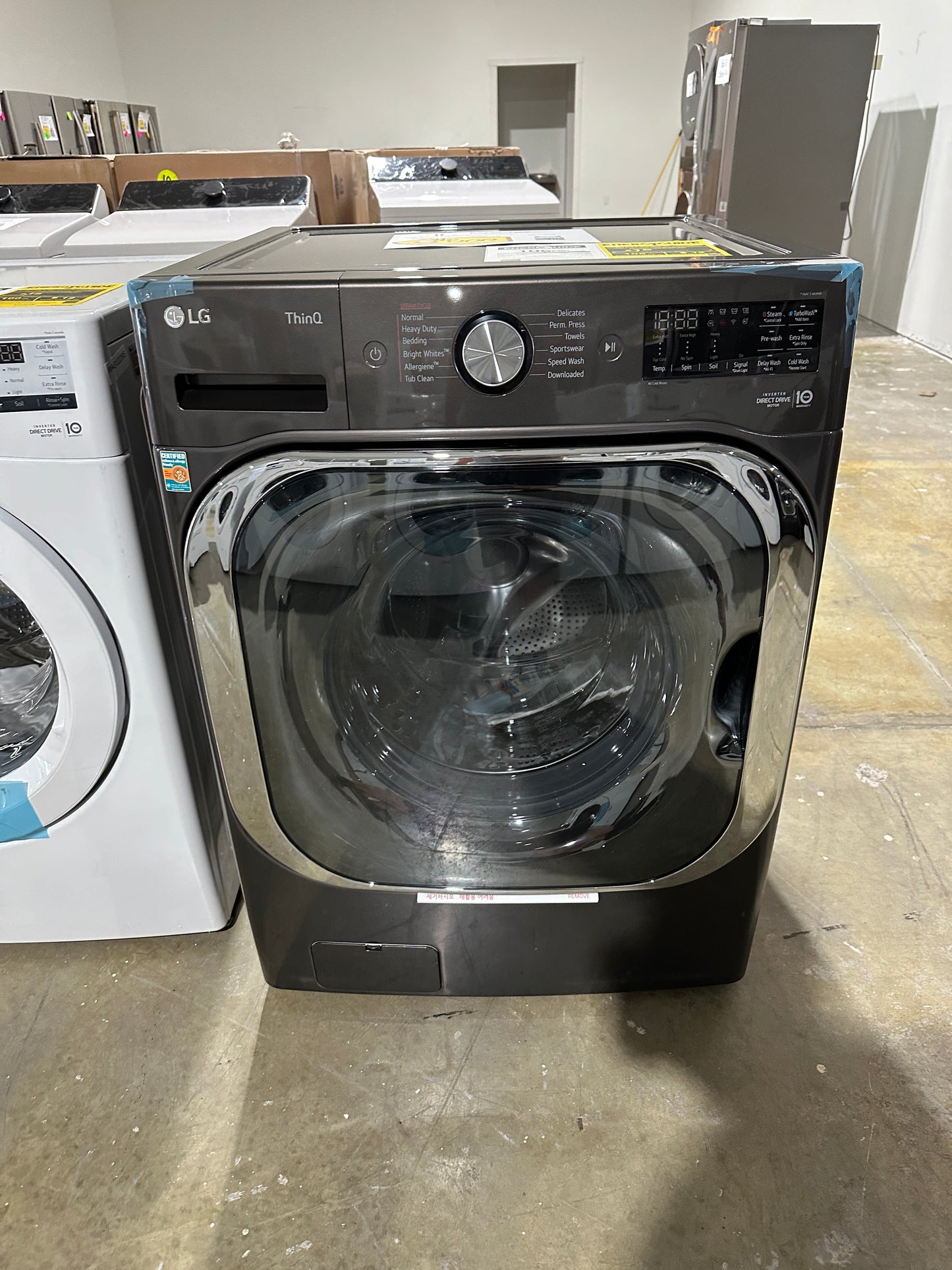 Smart Front Load Washer with Steam and TurboWash - MODEL: WM8900HBA WAS12238S