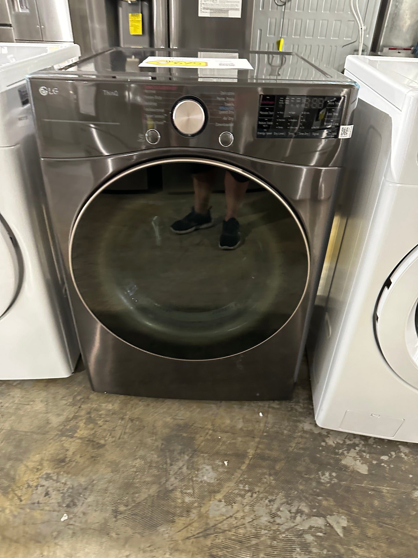 GREAT NEW LG SMART STACKABLE ELECTRIC DRYER MODEL: DLEX4000B DRY12213S